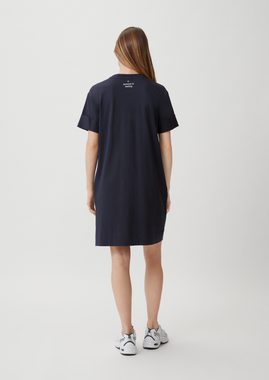 comma casual identity Minikleid Shirtkleid aus Baumwolle Label-Patch