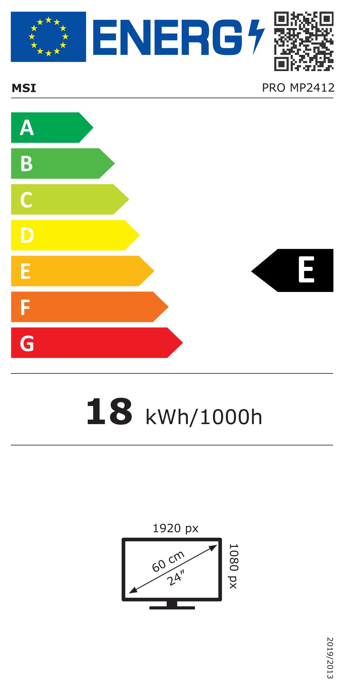 Energieeffizienzklasse: 