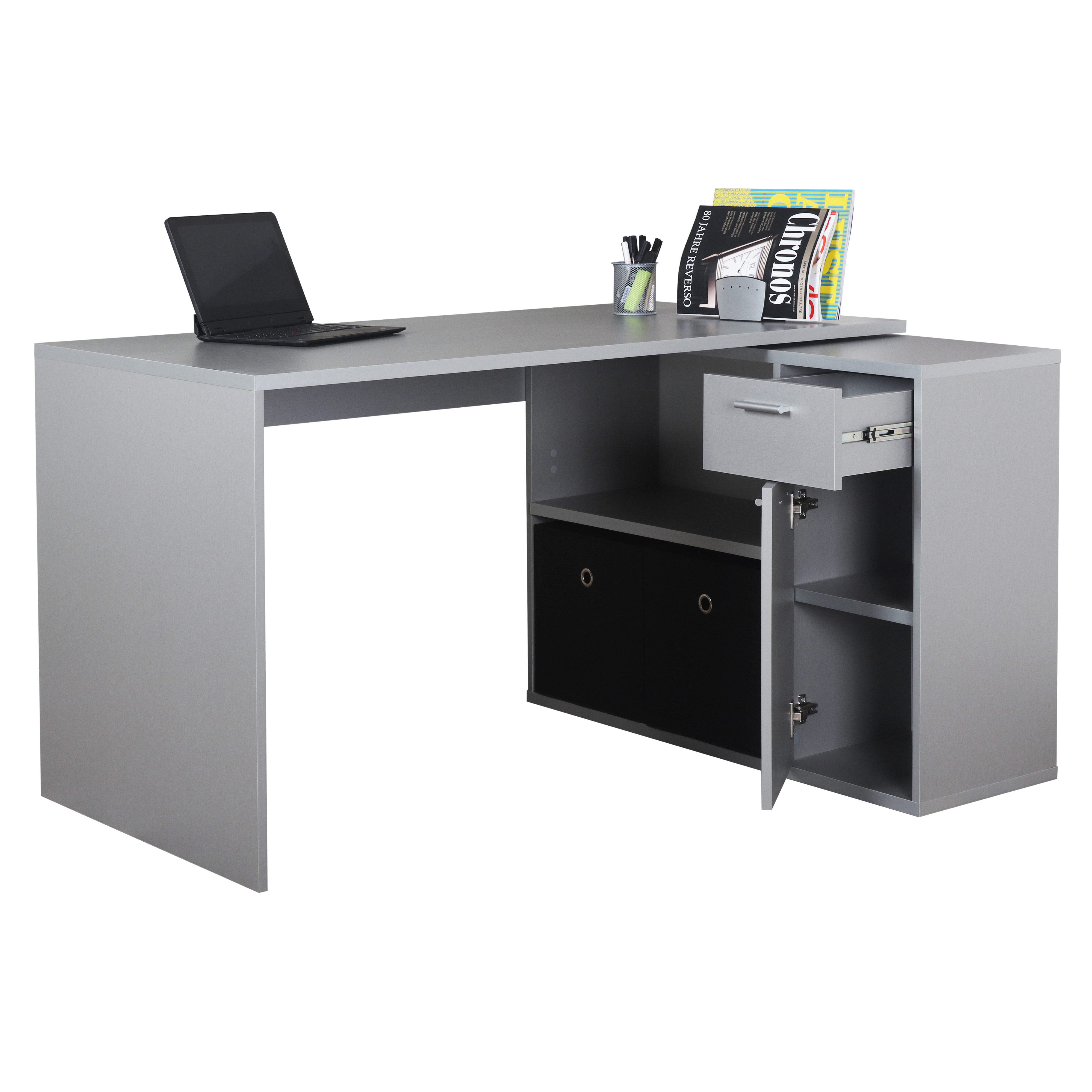 RICOO Eckschreibtisch WM083-PL, Schreibtisch Bürotisch Ecke günstig online kaufen