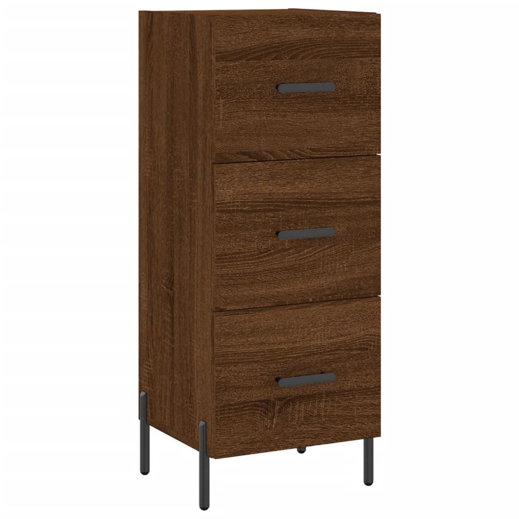 vidaXL Sideboard Sideboard Braun Eichen-Optik 34,5x34x90 günstig online kaufen