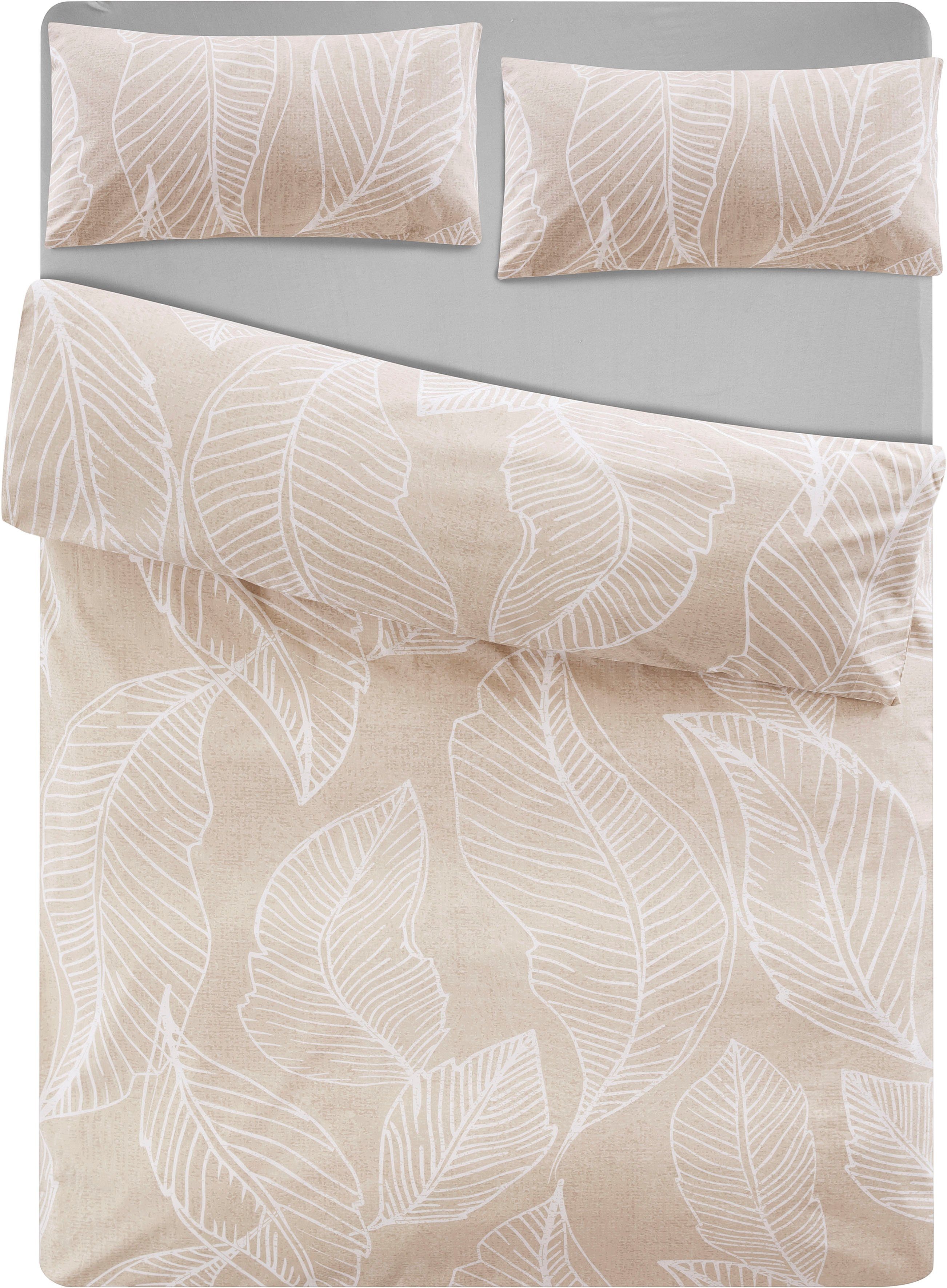 OTTO products Bettwäsche Jonna in Gr. 135x200 oder 155x220 cm, Renforcé, 2 günstig online kaufen