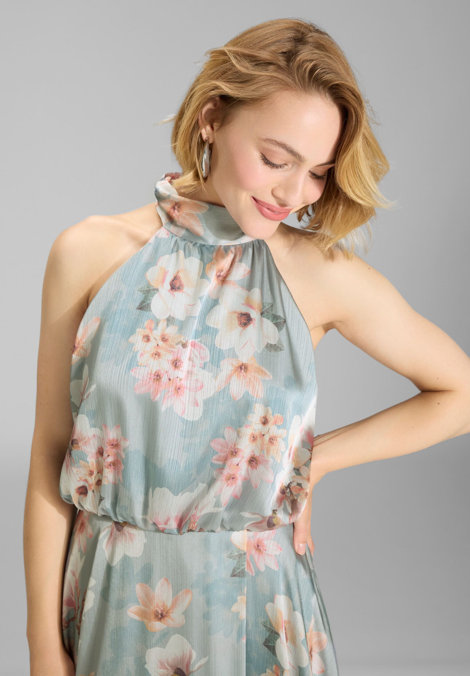 SWING Abendkleid Taillierter Schnitt mit fließendem Rockteil