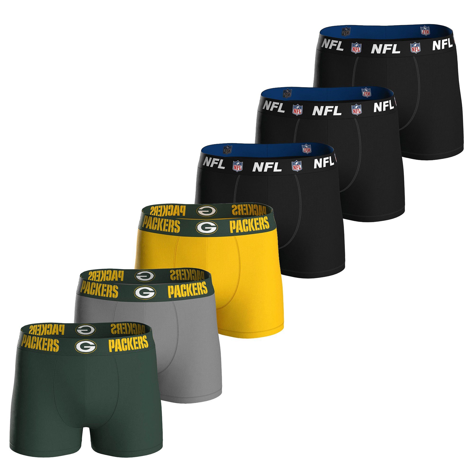 Boxer Herren Boxershort 6er Pack Baumwolle