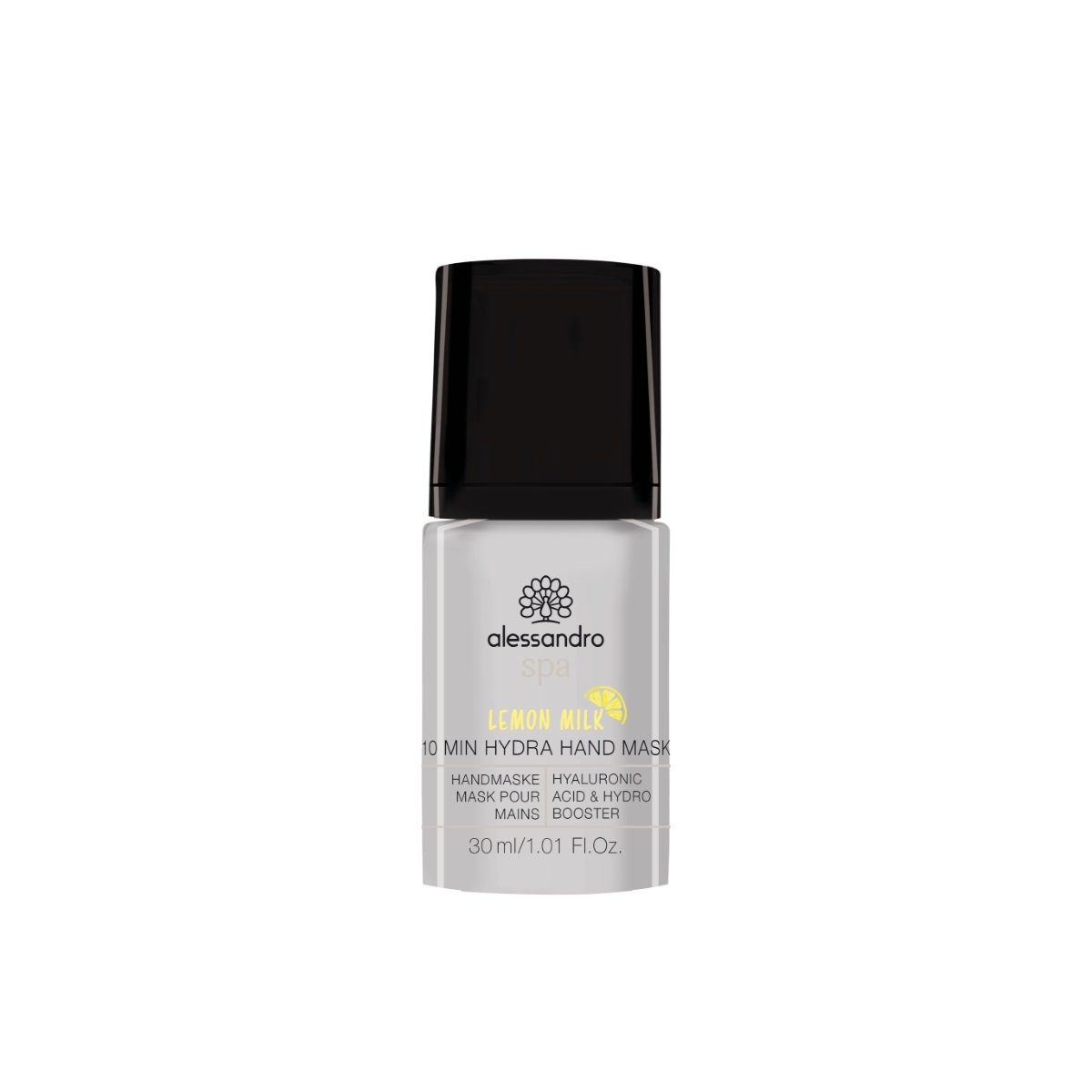 alessandro international Handcreme Alessandro Spa 10 min Hydra Hand Mask Lemon Milk 30 ml, Feuchtigkeitsspendende Maske für die Hände