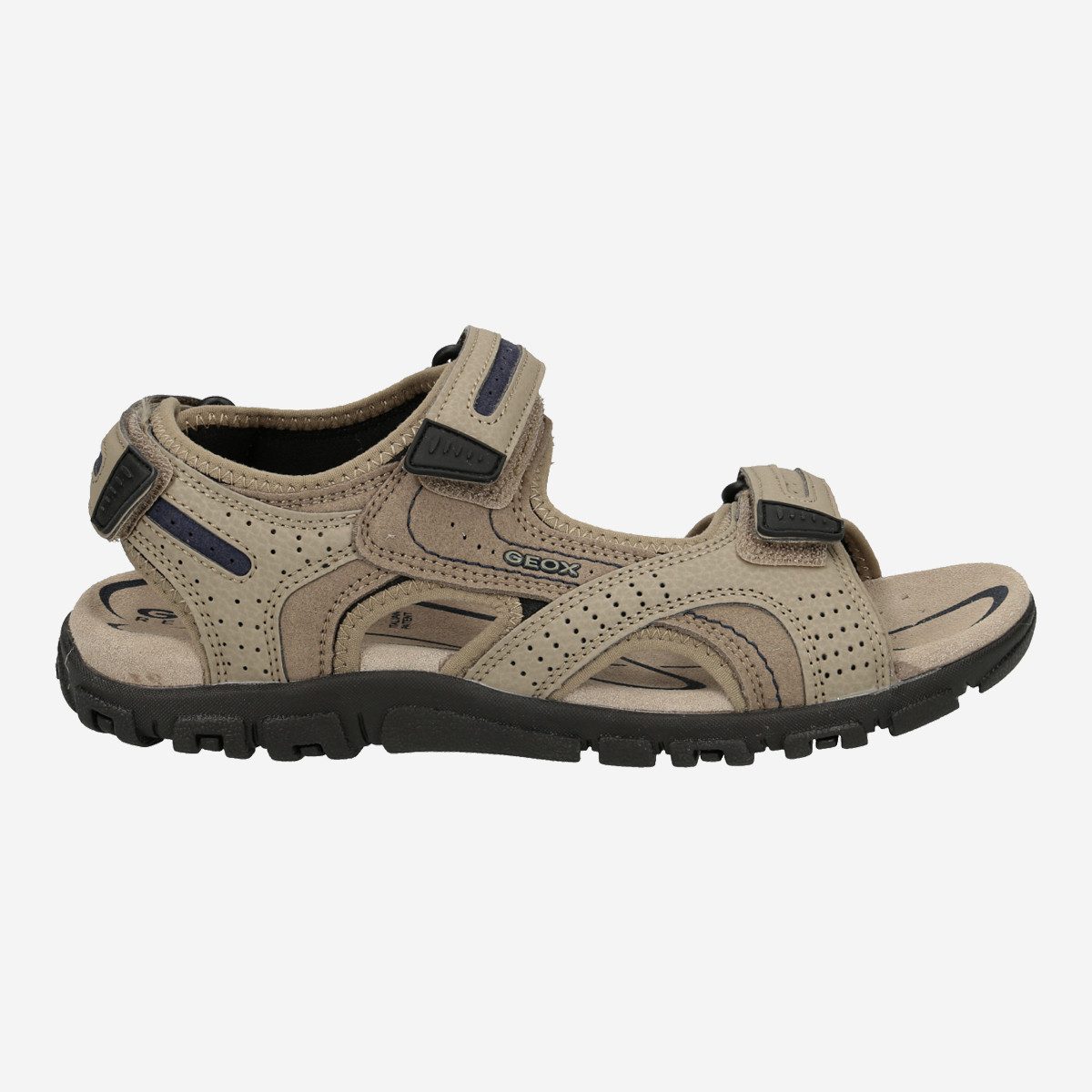 Geox U S.STRADA D-NBK SYNT.LEA Sandale günstig online kaufen