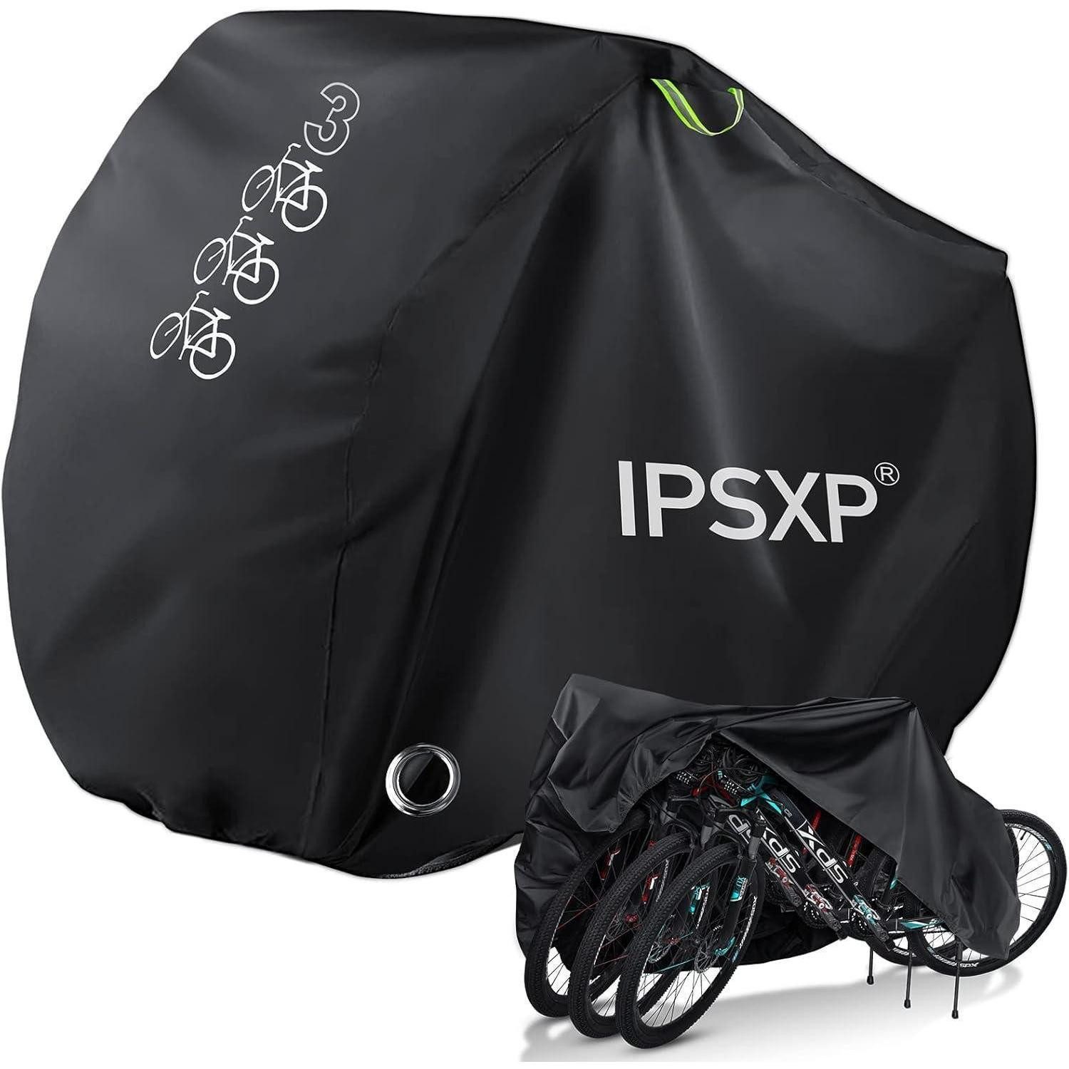 Abdeckhaube Fahrradabdeckung Wasserdicht 210D Oxford Schwarz 208x112x110CM 3