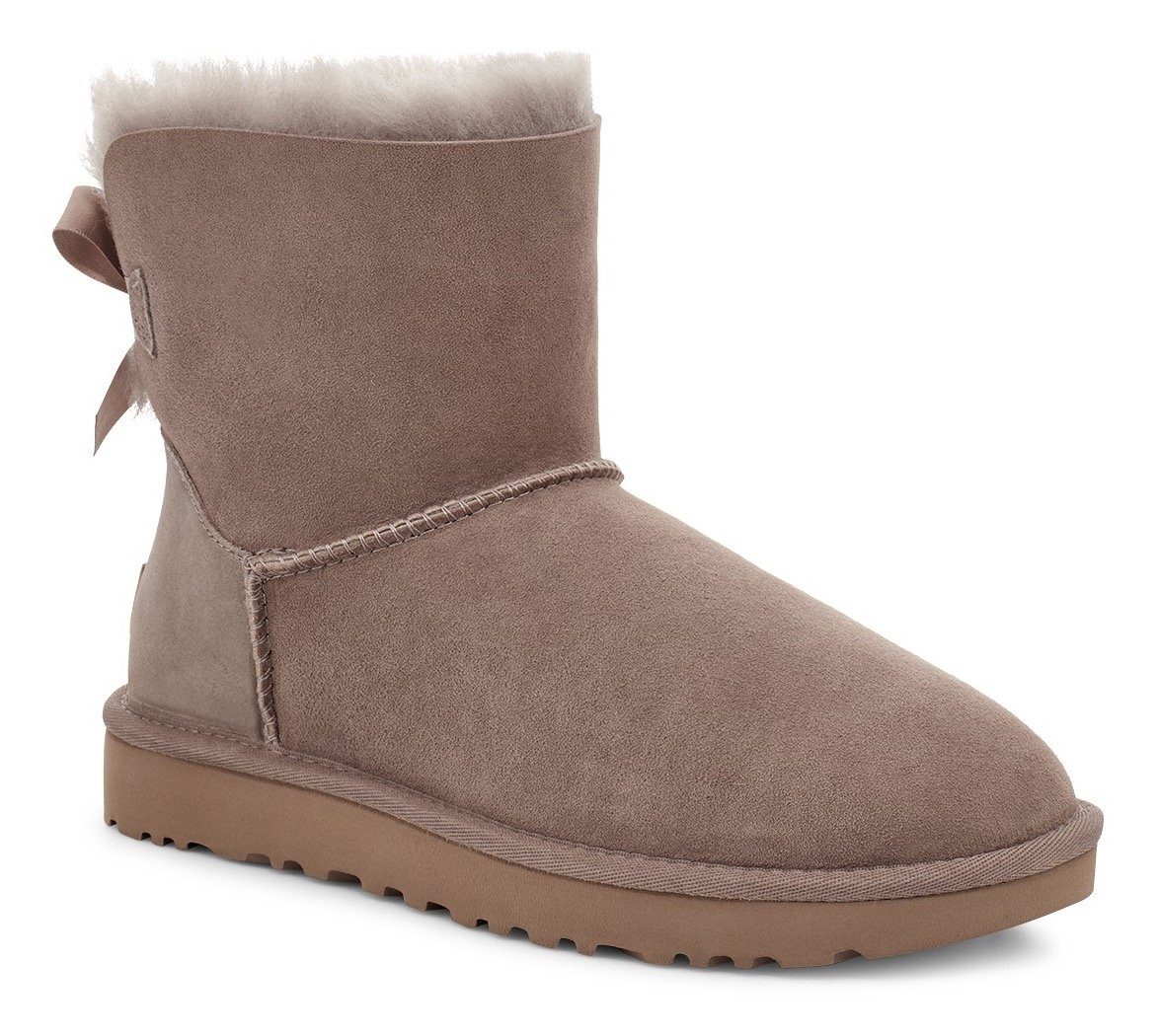 UGG Mini Bailey Bow 2 Schlupfboots Schlupfboots, Winterstiefel, Snowboots mit dekorativer Schleife