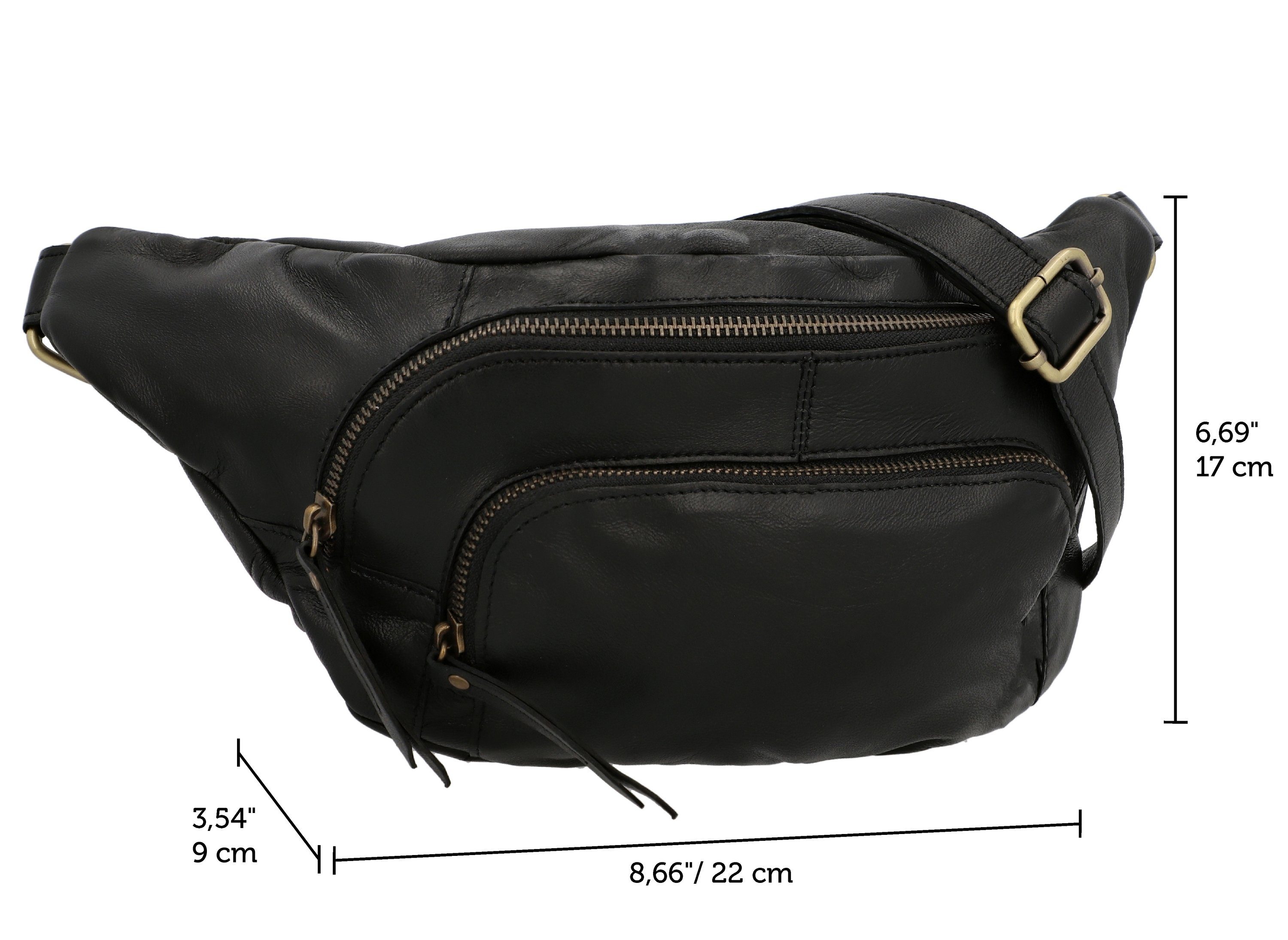 Gusti Leder Gürteltasche Gusti Leder Gürteltasche Sverre (1-tlg)