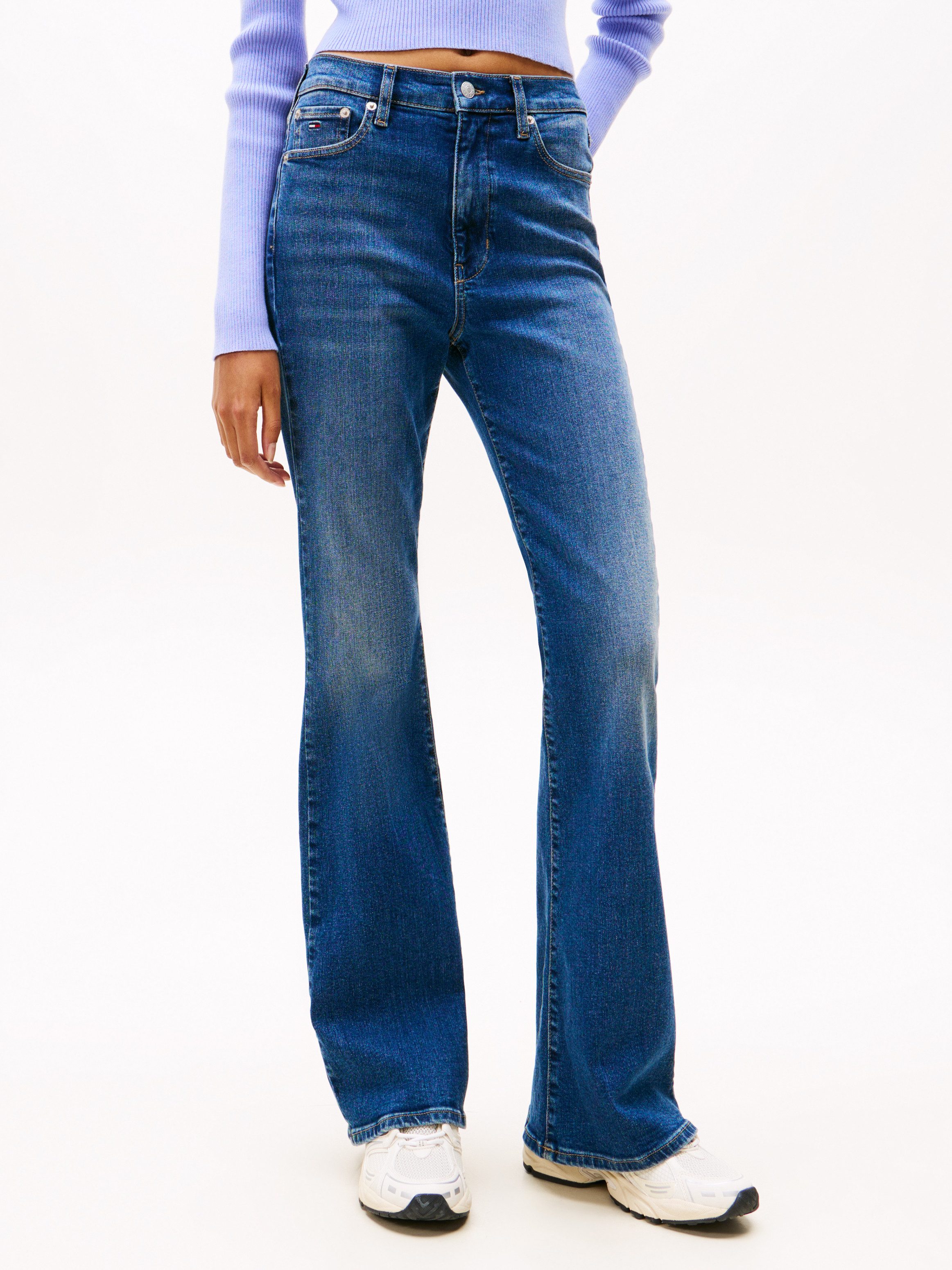 Tommy Джинсы Bootcut-Jeans SYLVIA HGH FLR BI0252 in ausgestellter Form