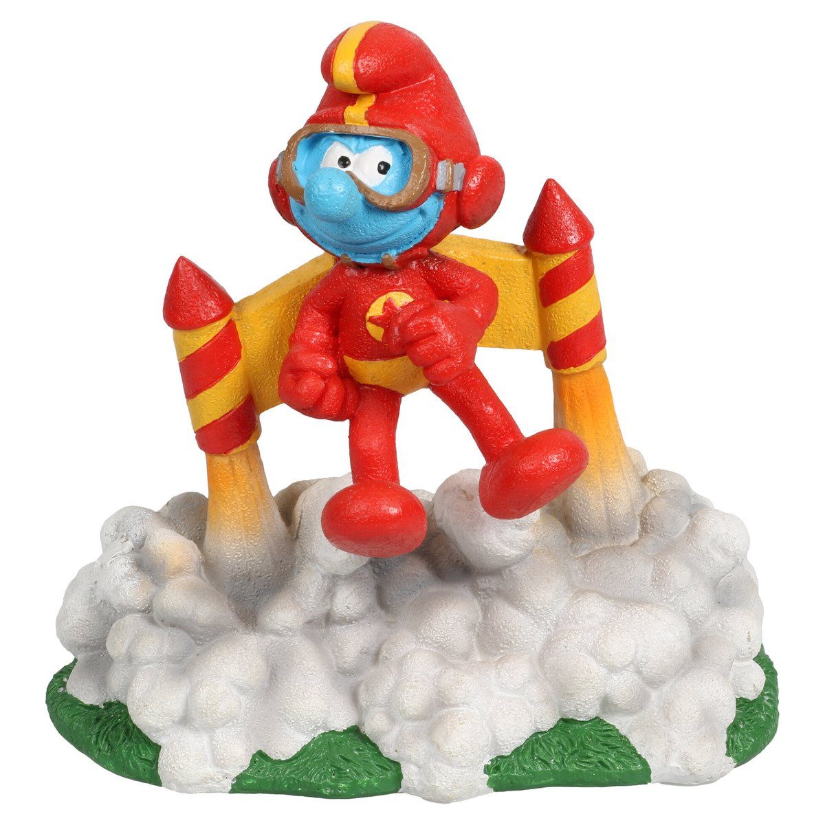 Aquariendeko Aquariendekoration Schlümpfe Jetpack Air Action