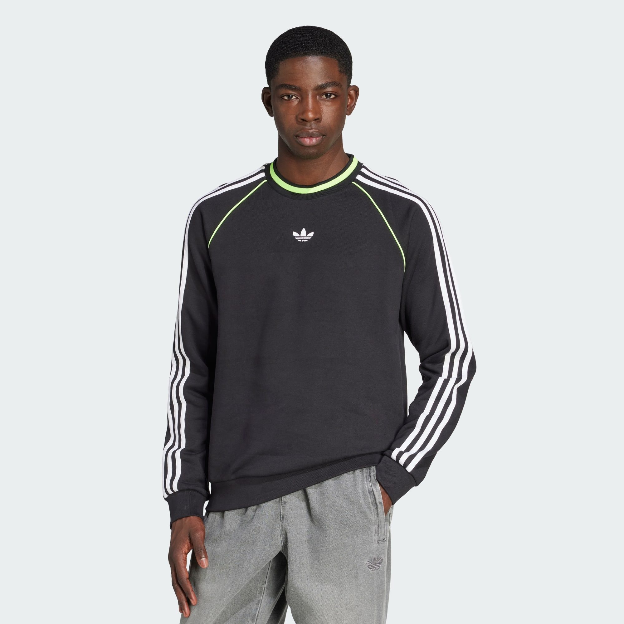 adidas Originals Sweatshirt ADIDAS ADICOLOR PIPING CREWNECK SWEATSHIRT (1-tlg)