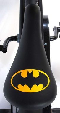 Batman Kinderfahrrad Jungen - in verschiedenen Größen - Schwarz - 85% zusammengebaut, bis 60 kg, Luftbereifung, einstellbare Lenkerhöhe, Rücktrittbremse