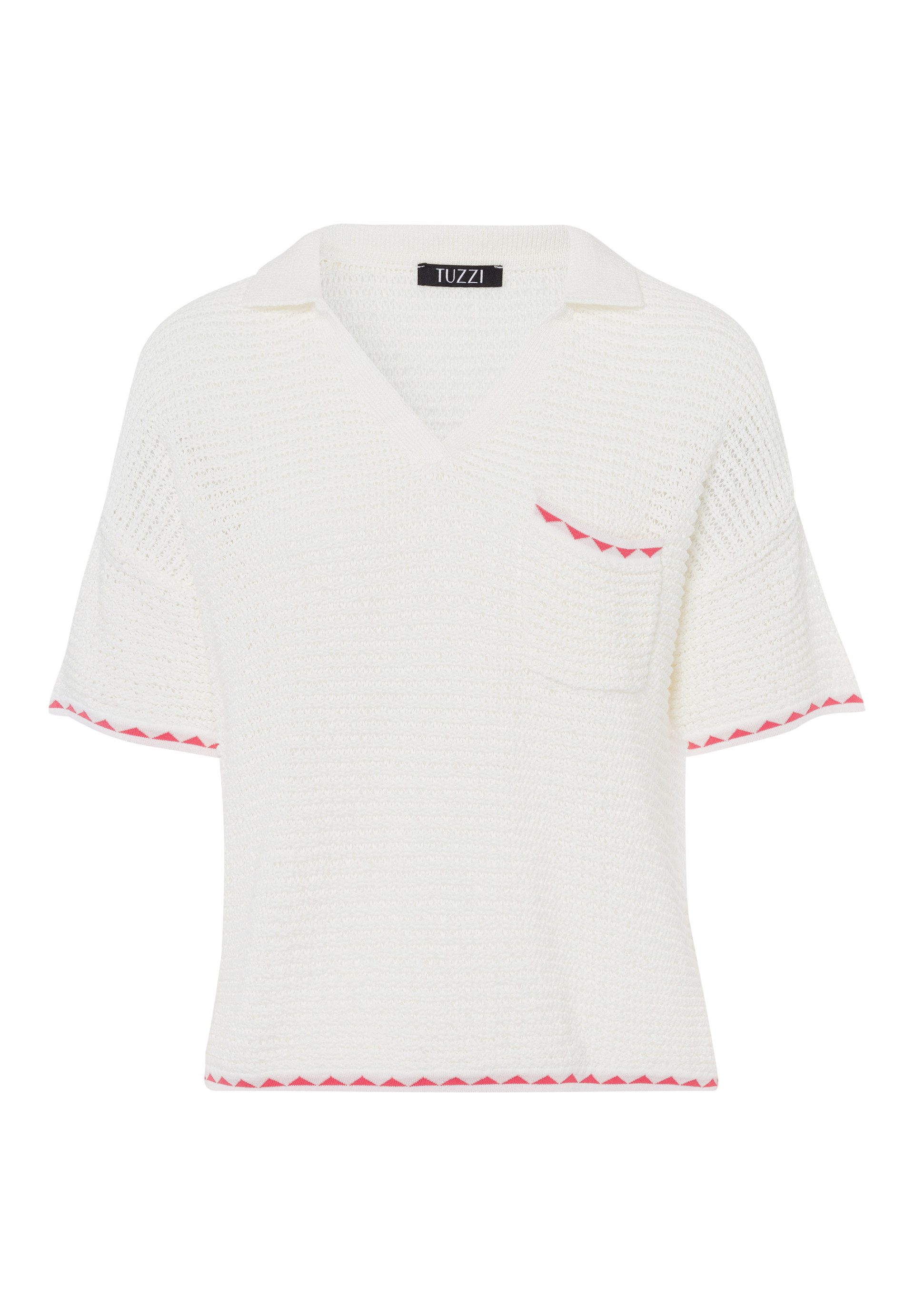 TUZZI Strickpullover mit kontrastierenden Abschlüssen günstig online kaufen