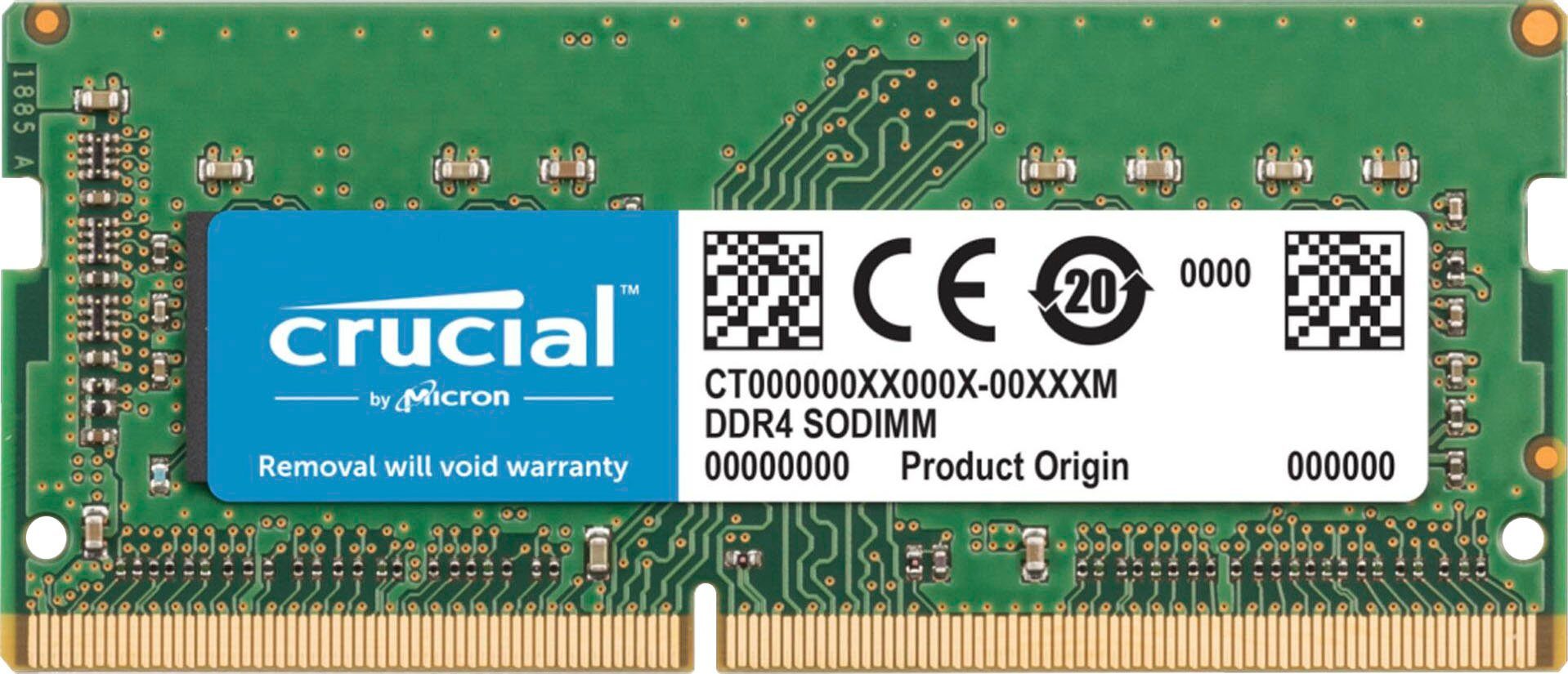 Image of Crucial »32GB DDR4 2666 MT/s CL19 PC4-21300 SODIMM 260pin for Mac« Laptop-Arbeitsspeicher