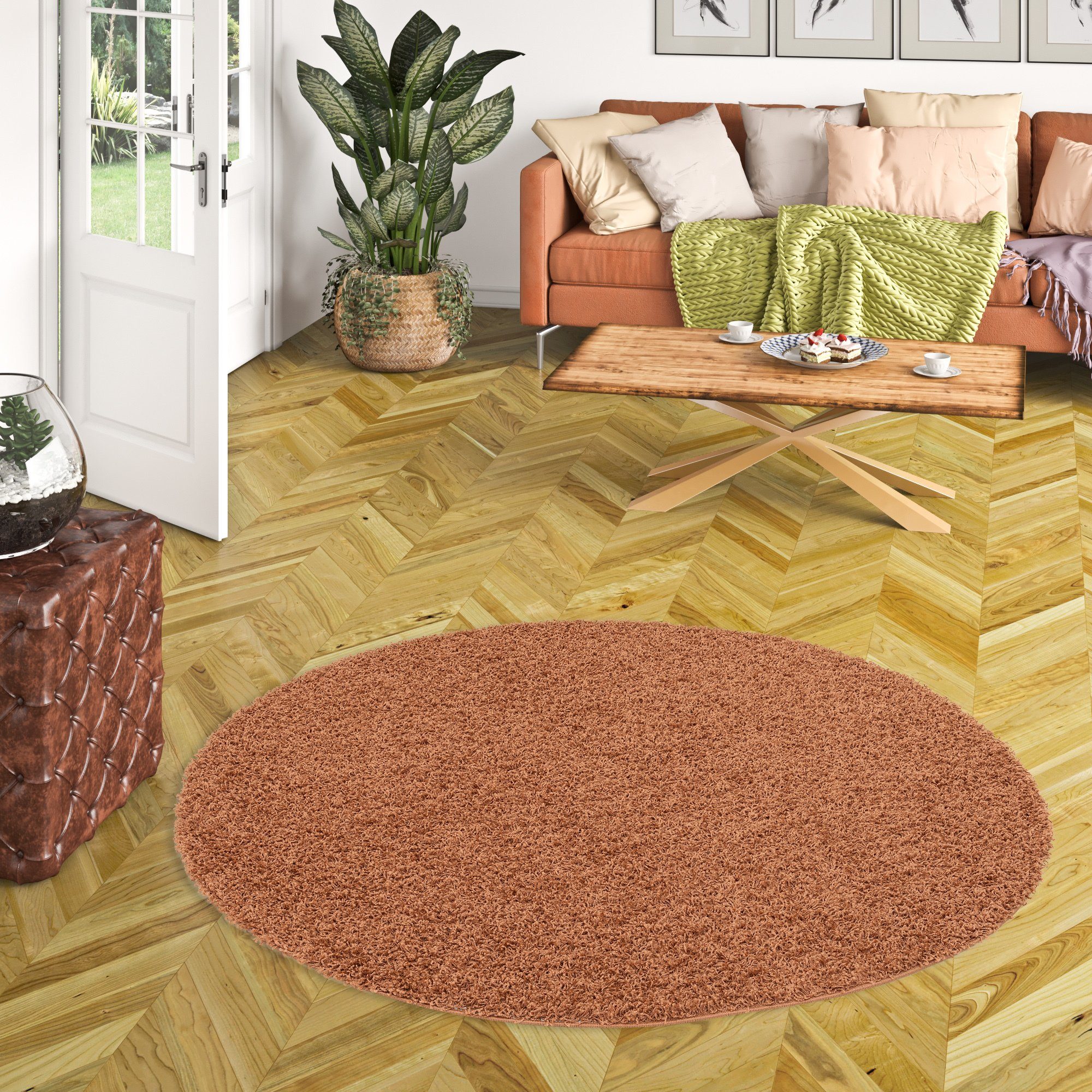 Pergamon Hochflor-Teppich Hochflor Langflor Shaggy Teppich günstig online kaufen