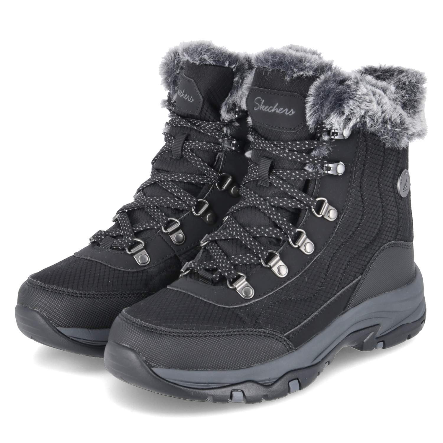 Skechers Skechers 167893 BBK Damen Textil & Synthetik schwarz Winterstiefel günstig online kaufen