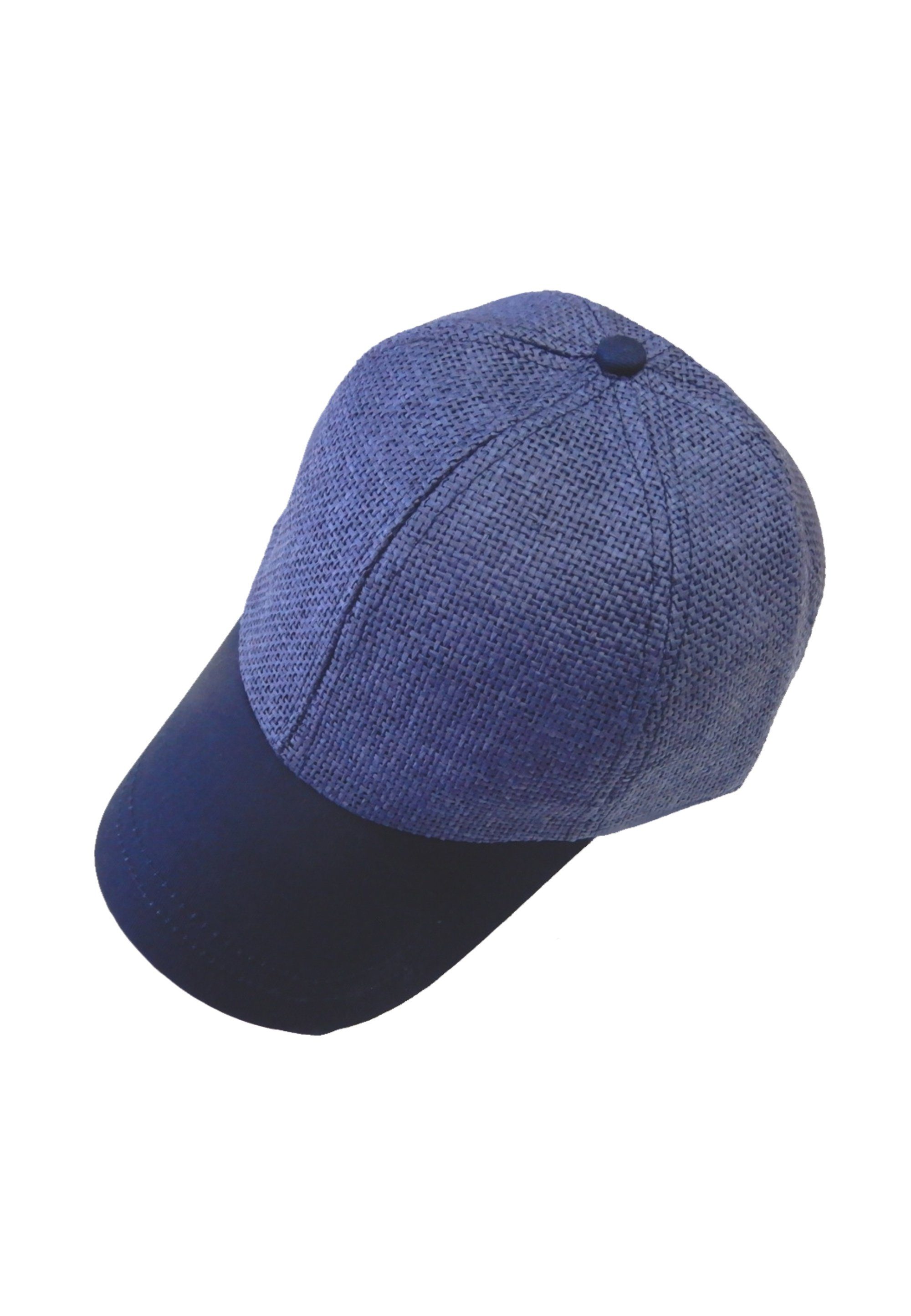 Chaplino Baseball Cap aus Paper-Stroh dunkelblau | Baseball Caps