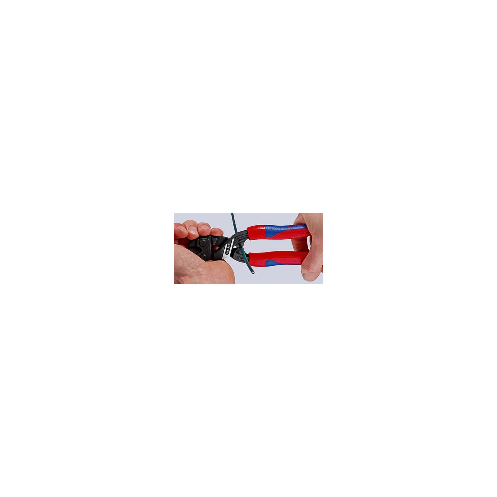 Knipex Cuttermesser KNIPEX 71 02 200 CoBolt® Kompakt-Bolzenschneider mit schlanken