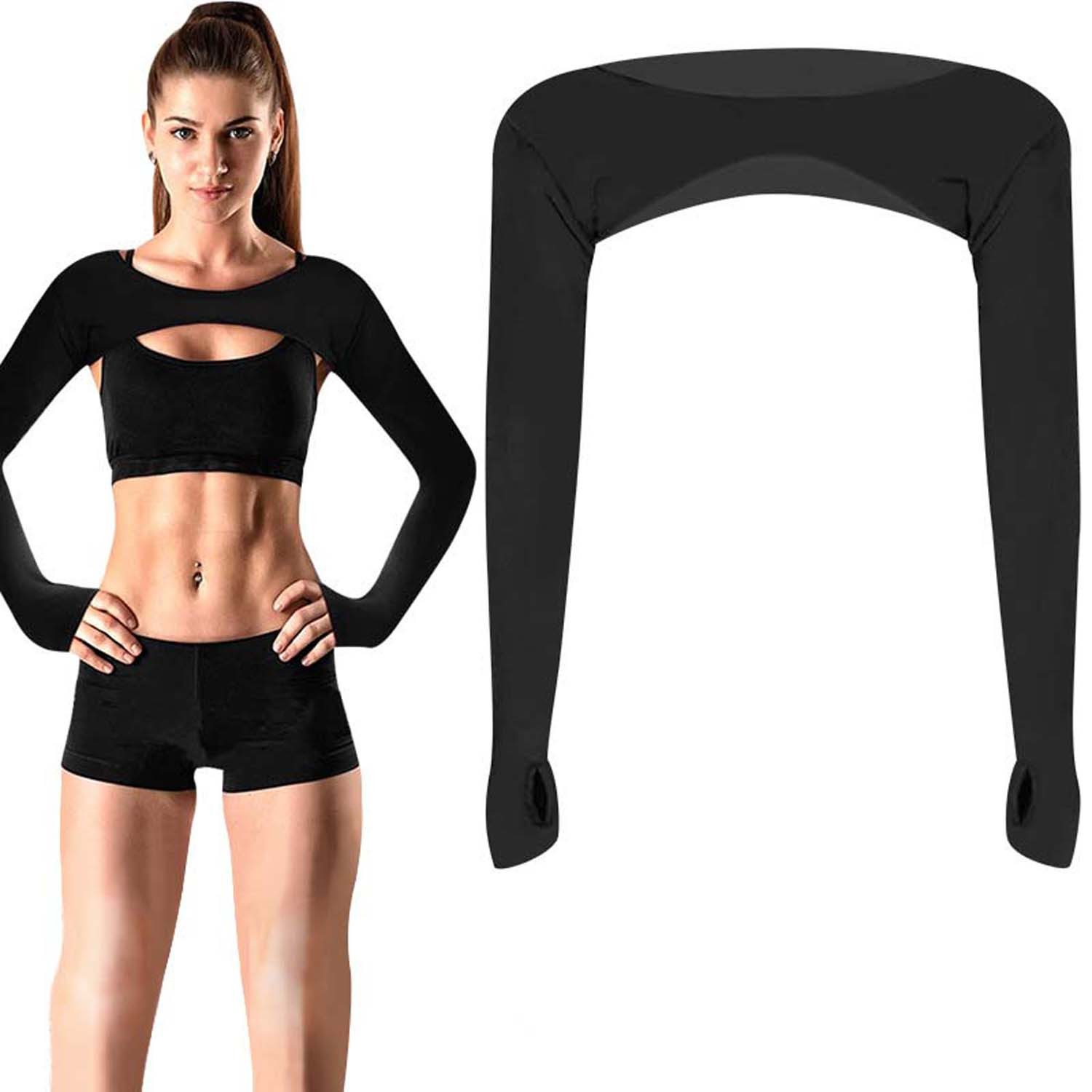 Zaewry Armstulpen Sommer Armlinge Herren Damen UV-Schutz mit Fingerlöchern für Radsport