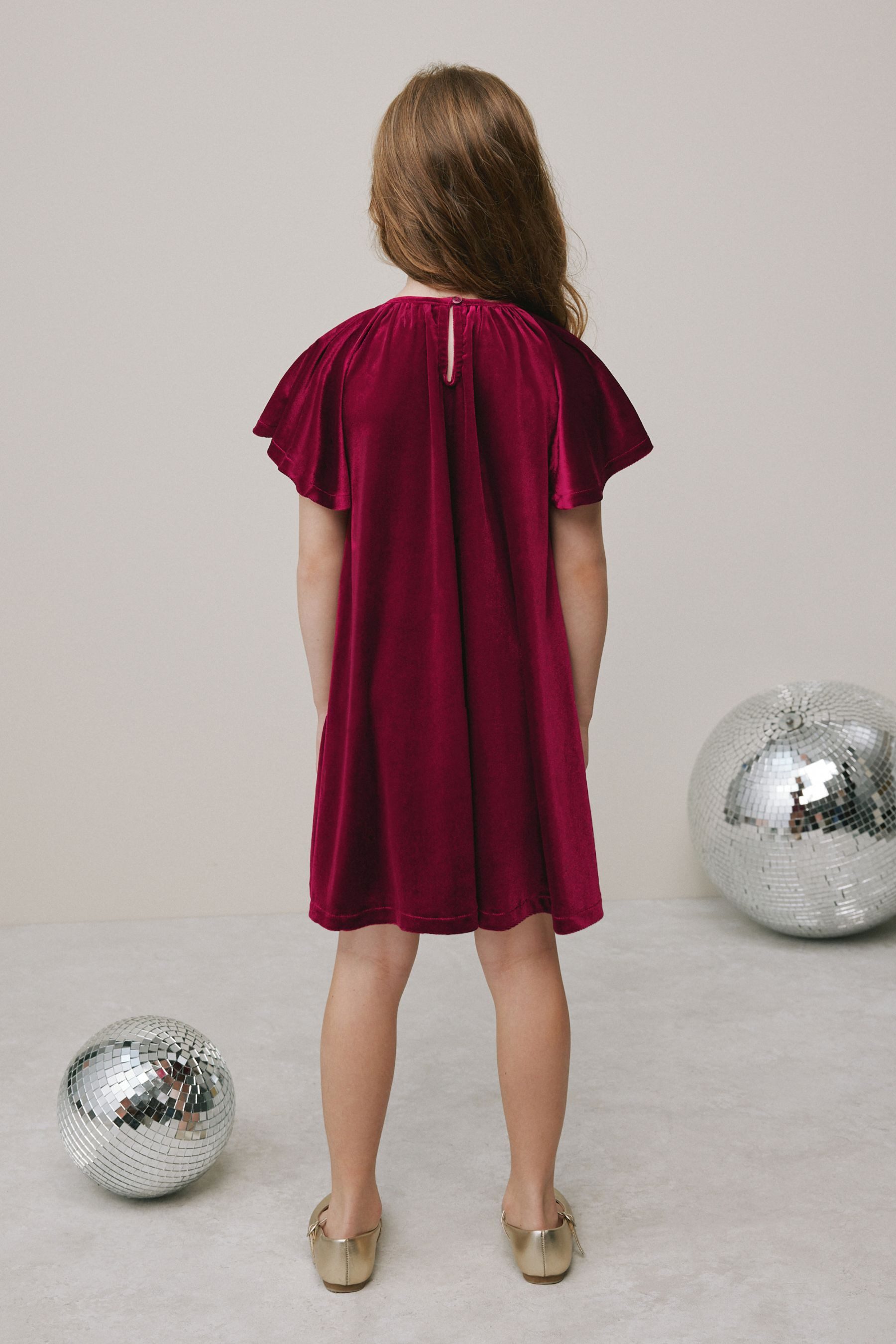 Next Samtkleid Kleid aus Samt (1-tlg)