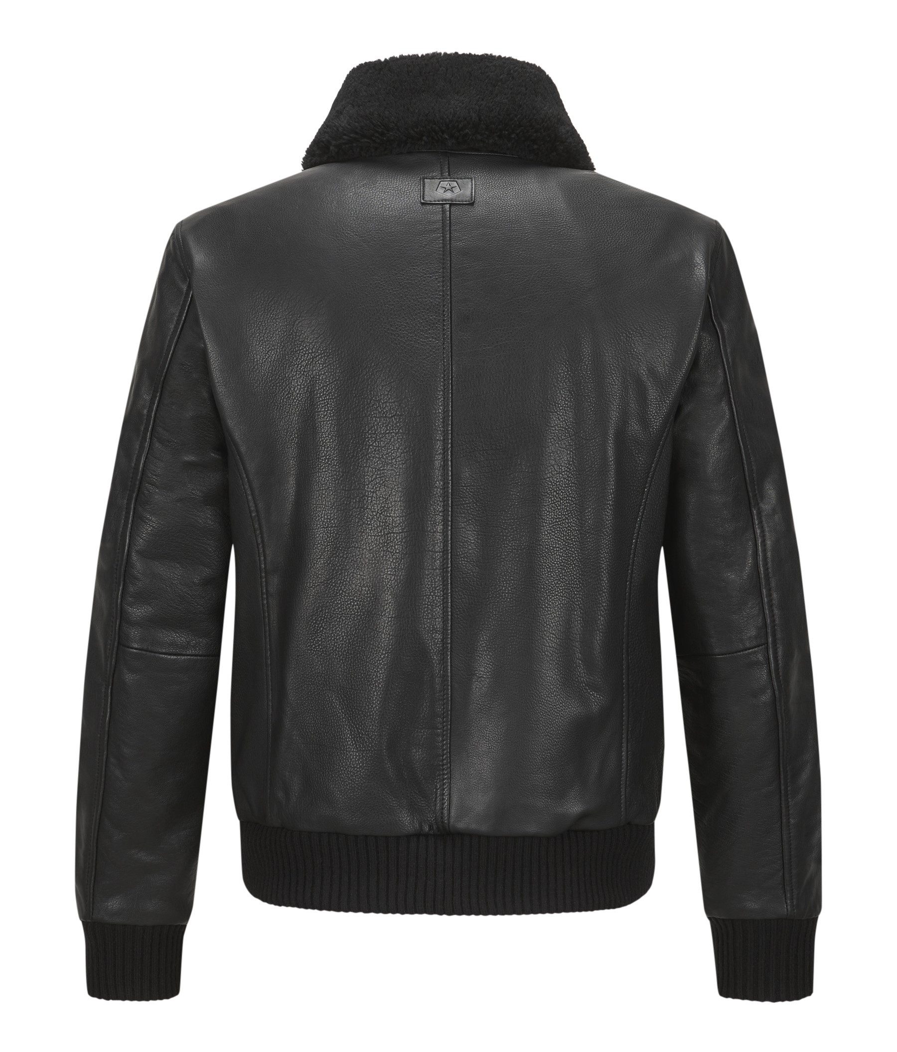 Milestone Lederjacke MSTerry Blouson aus butterweichem Rindleder mit abnehmbarem Fellkragen