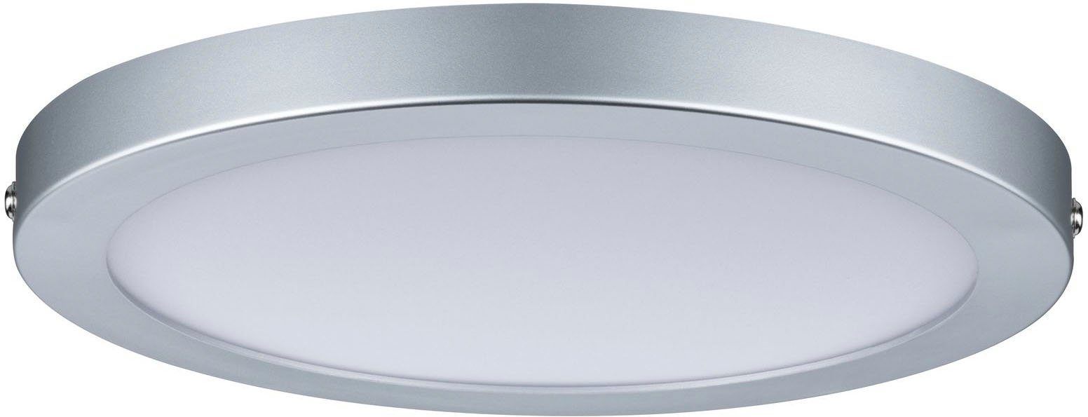 Paulmann LED Panel Atria rund 220mm 15W 4.000K Chrom matt, LED fest integriert, Neutralweiß, Atria rund 220mm 15W 4.000K Chrom matt