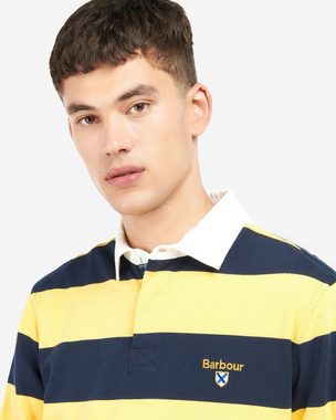 Barbour Langarm-Poloshirt Rugbypolo Shirt Hollywell