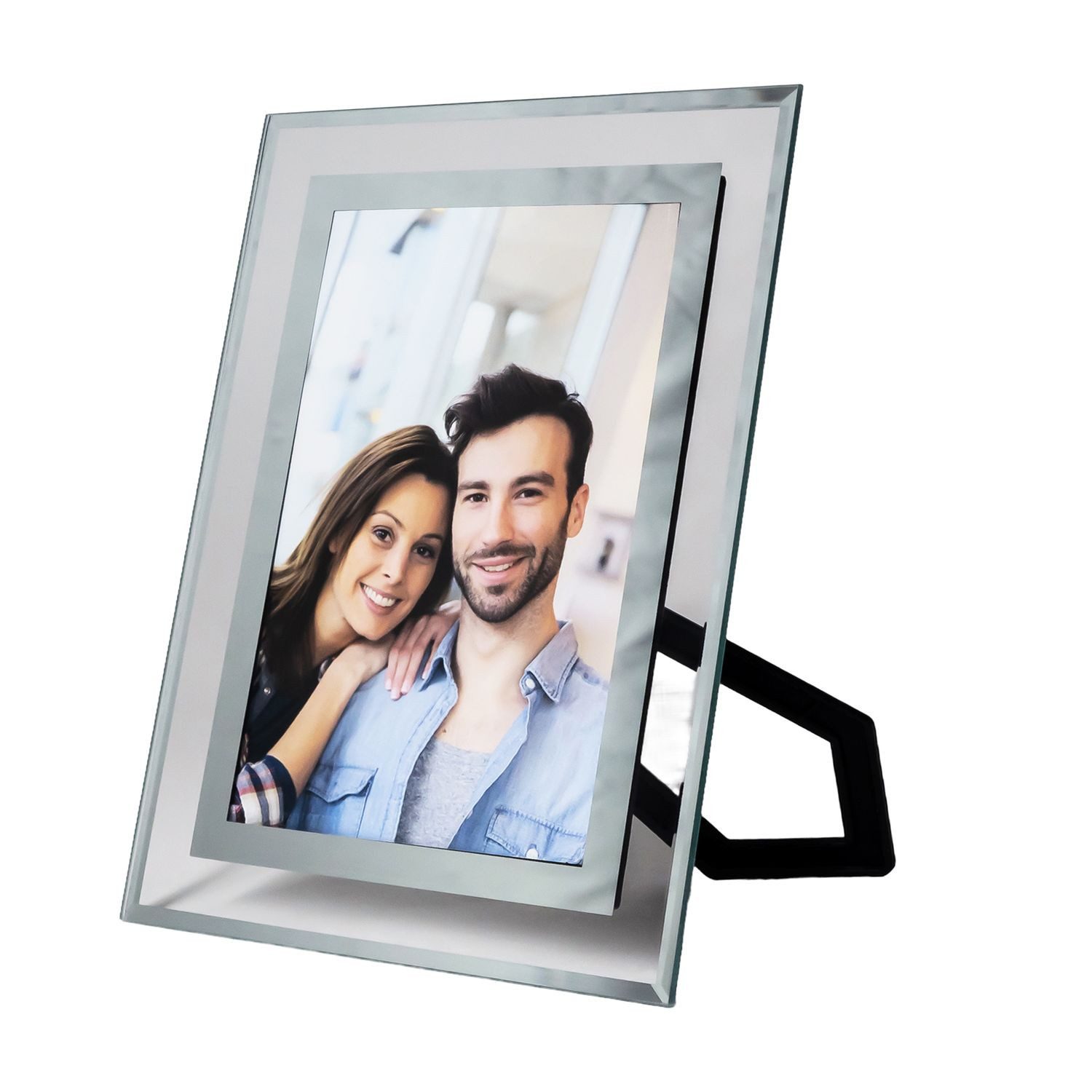 Intirilife Bilderrahmen, für 1 Bilder (1 St), Glas Bilderrahmen 15x10 für F günstig online kaufen