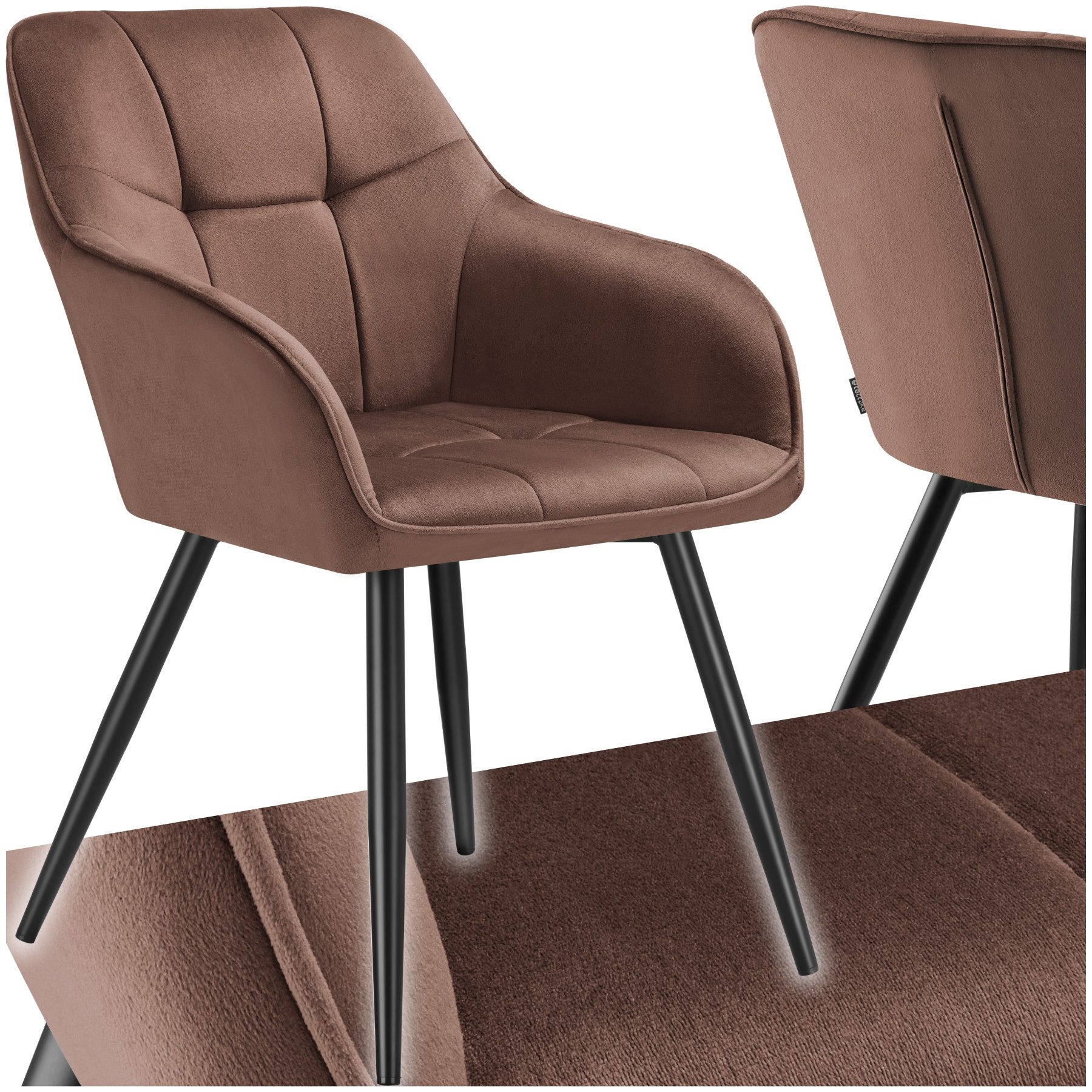 tectake Esszimmerstuhl Marilyn (Set, 1 St), günstig online kaufen