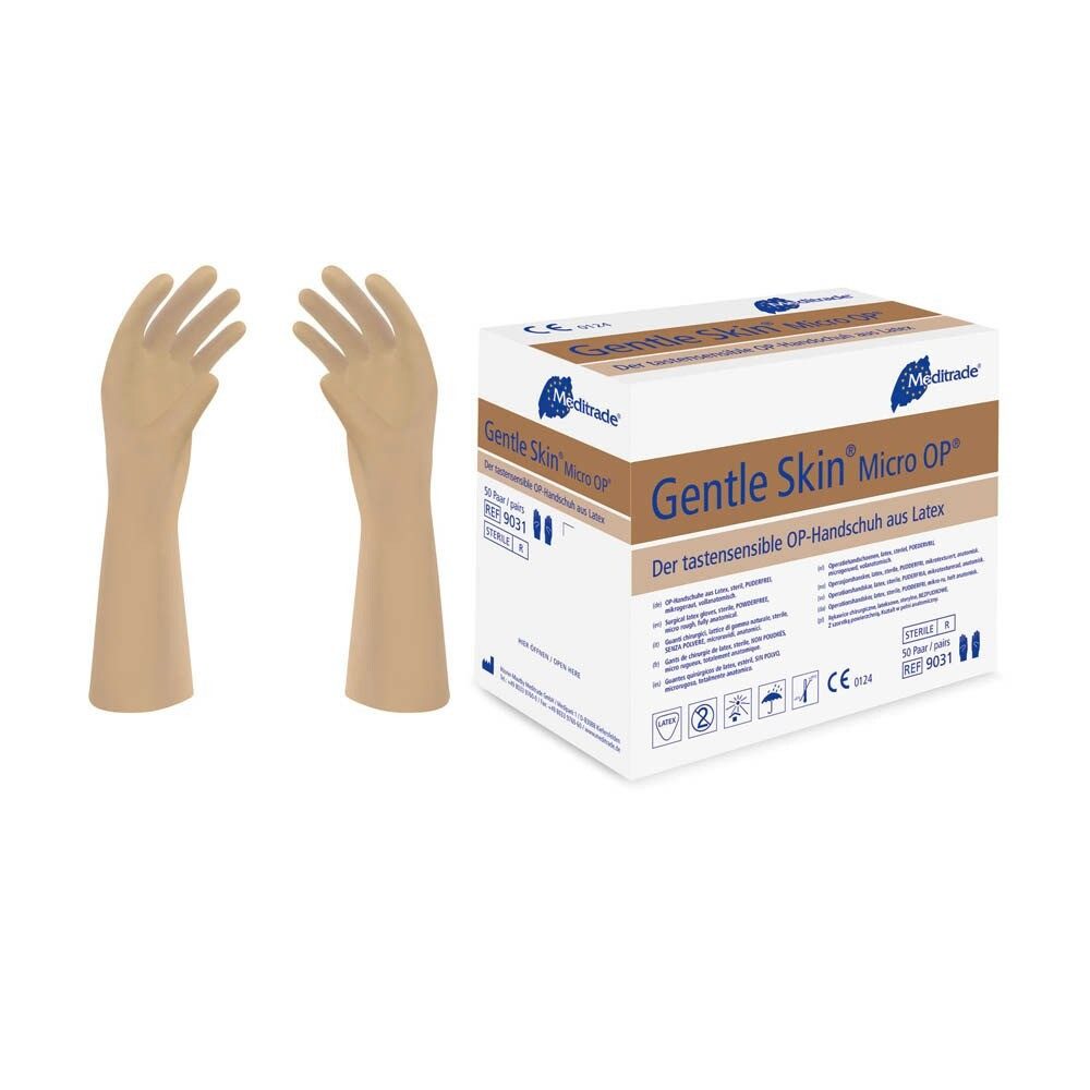 MediTrade Einweghandschuhe Meditrade® unisex OP-Handschuhe Gentle Haut® Micro