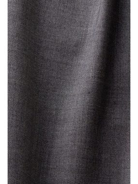 Esprit Collection Stoffhose Plisseehose mit weitem Bein und hohem Bund
