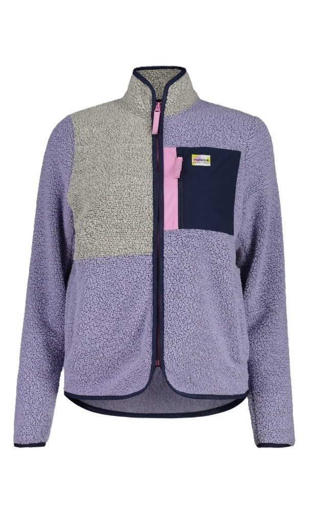 Maloja Fleecejacke VallettaM Mountain Fleece (Wolljacke, warm) purple/violett Damen