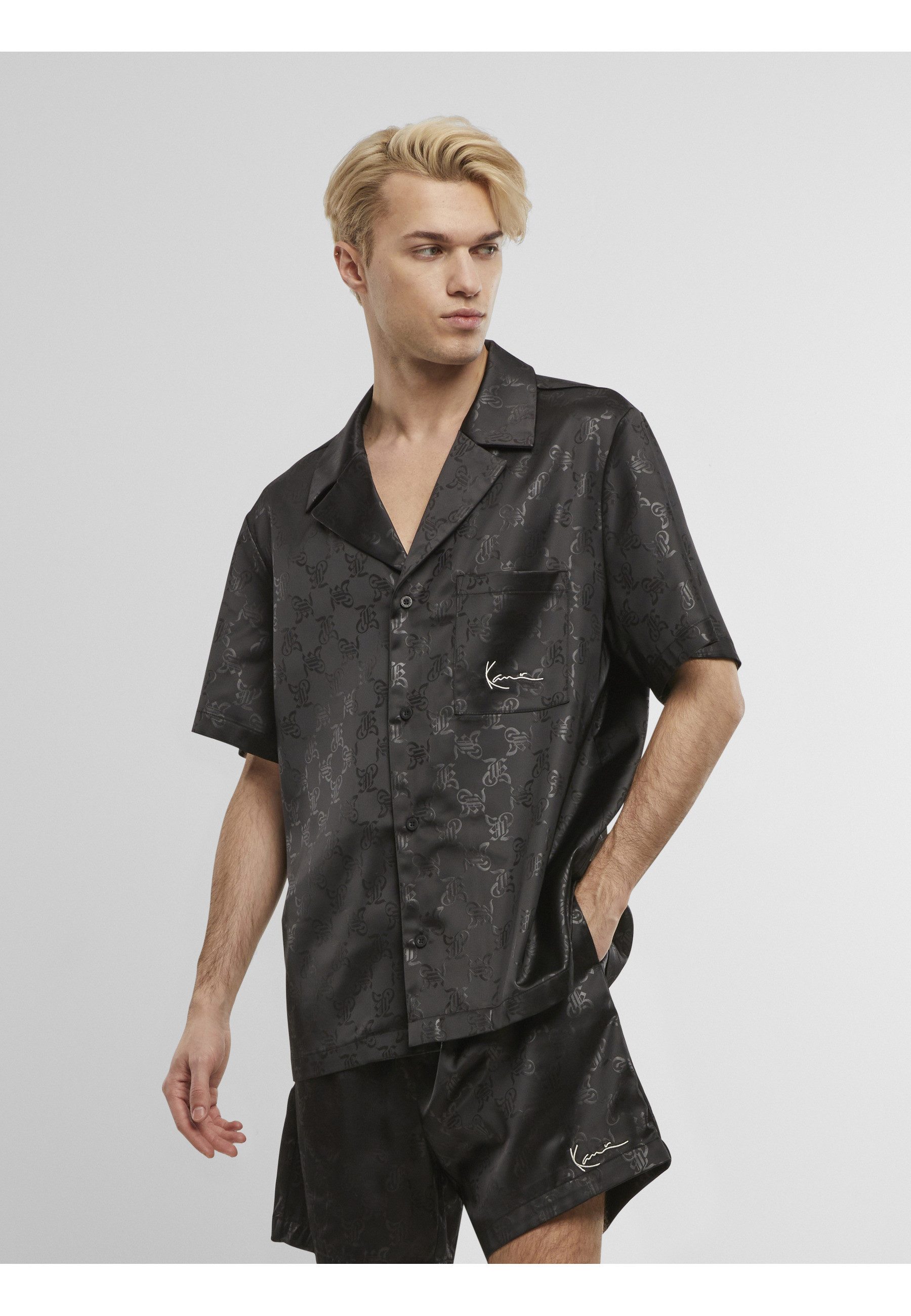 Karl Kani Langarmhemd Karl Kani Signature Aop Resort Shirt (1-tlg)