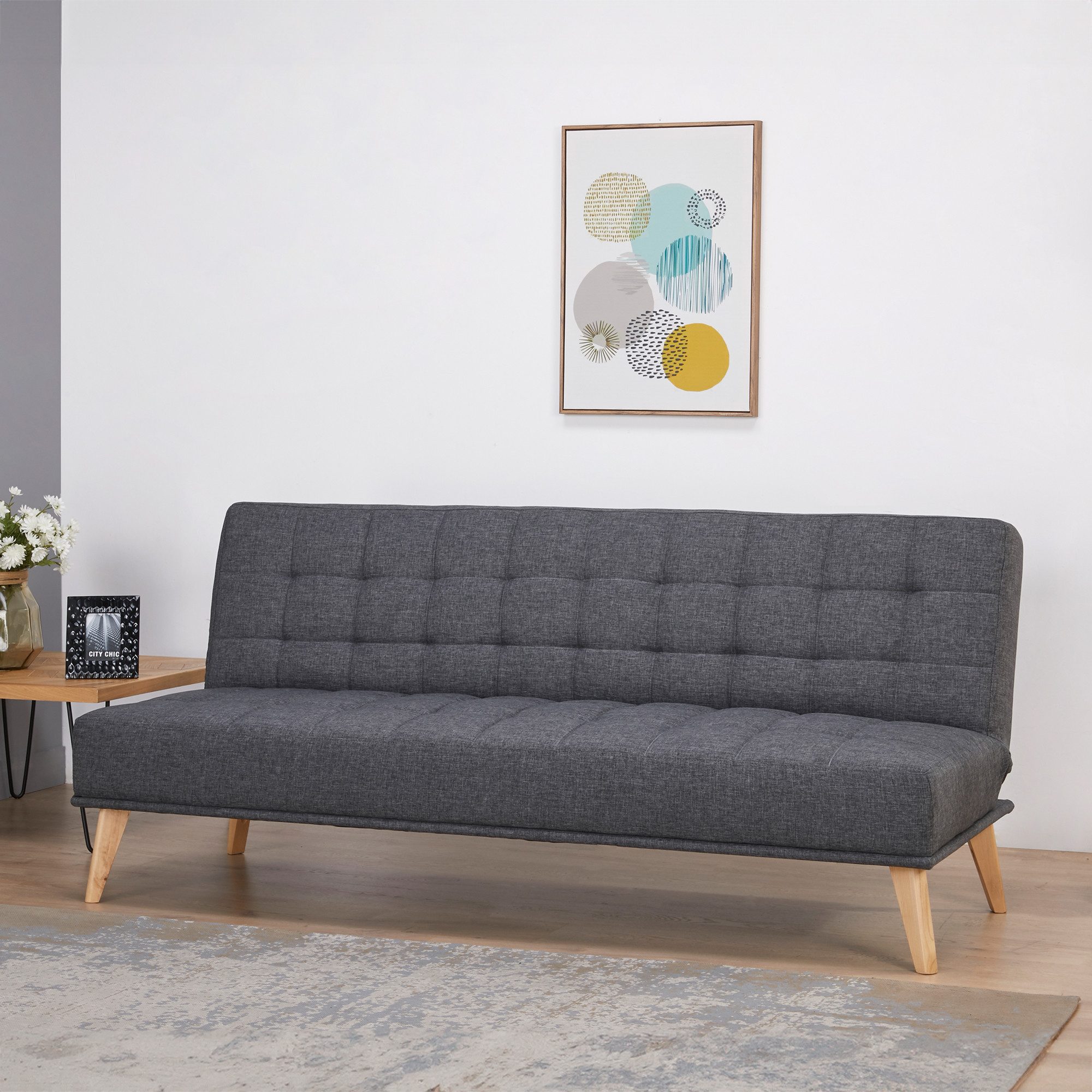 en.casa Schlafsofa, »Pukkila« 3-Sitzer Sofa mit günstig online kaufen