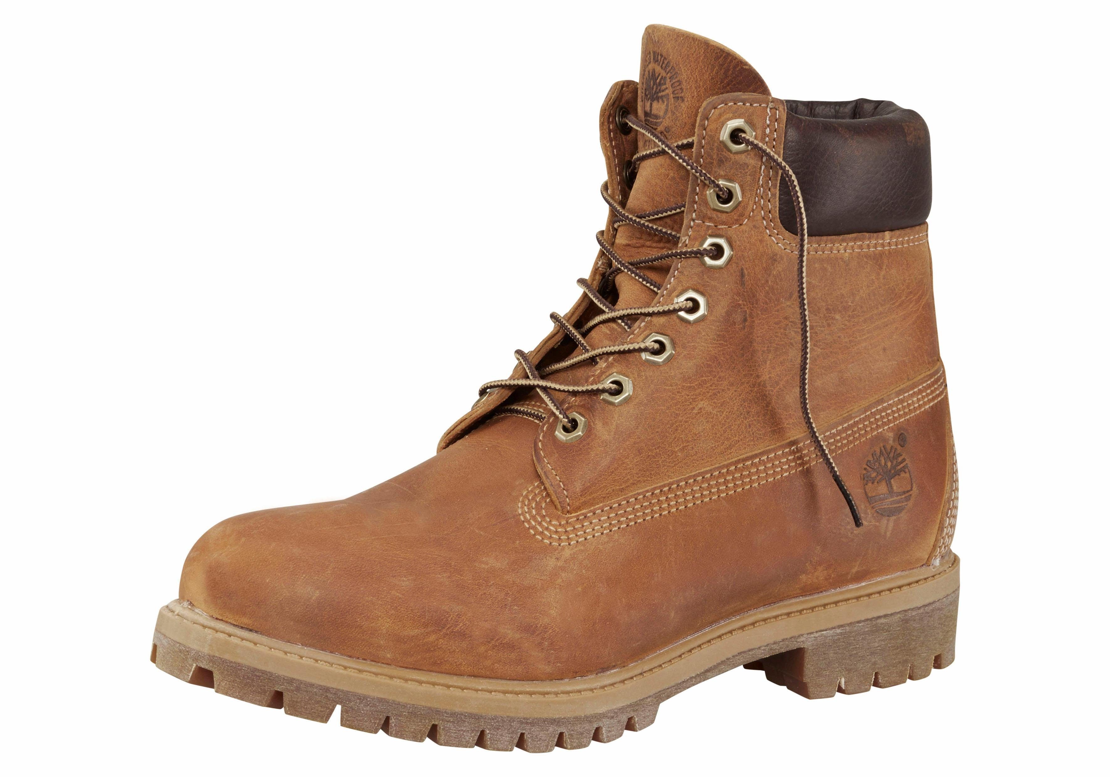 Premiu Heritage Burnt-Orange-Worn-Oiled Schnürboots Timberland 6" Wasserdicht