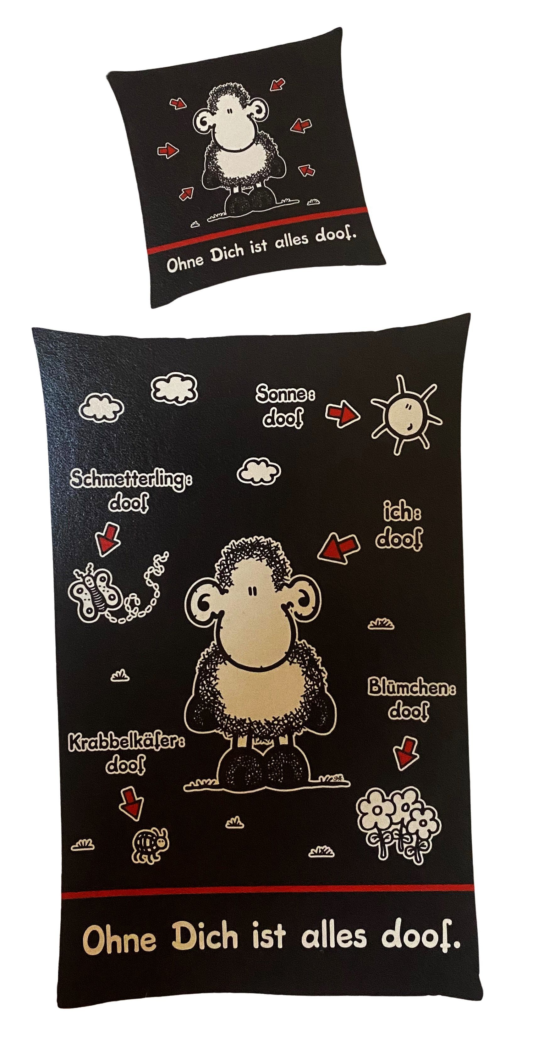 Sheepworld Bettwäsche Bettwäsche Bettbezug 2-tlg 135x200cm günstig online kaufen