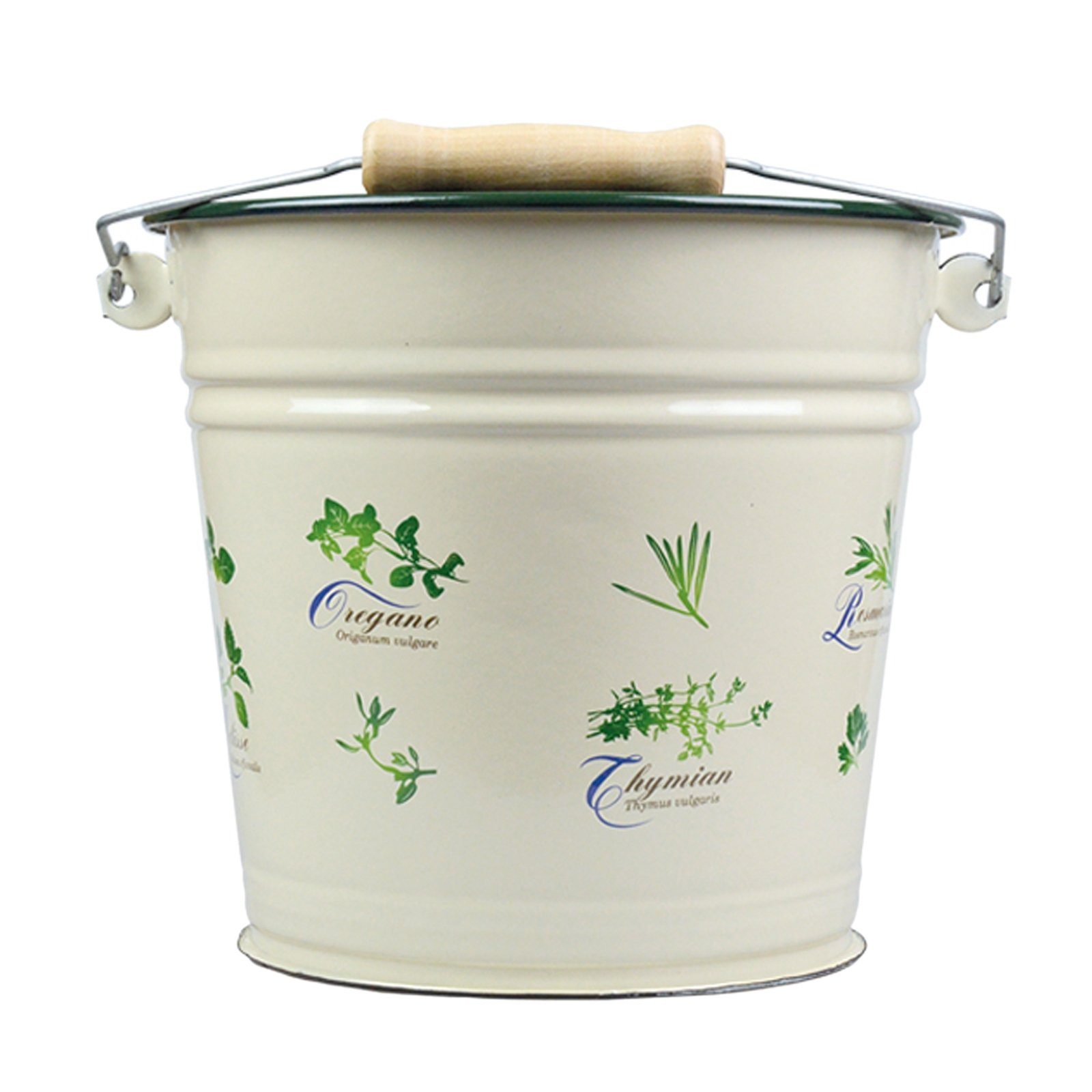 Neuetischkultur Mülleimer Eimer 6 Liter Retro
