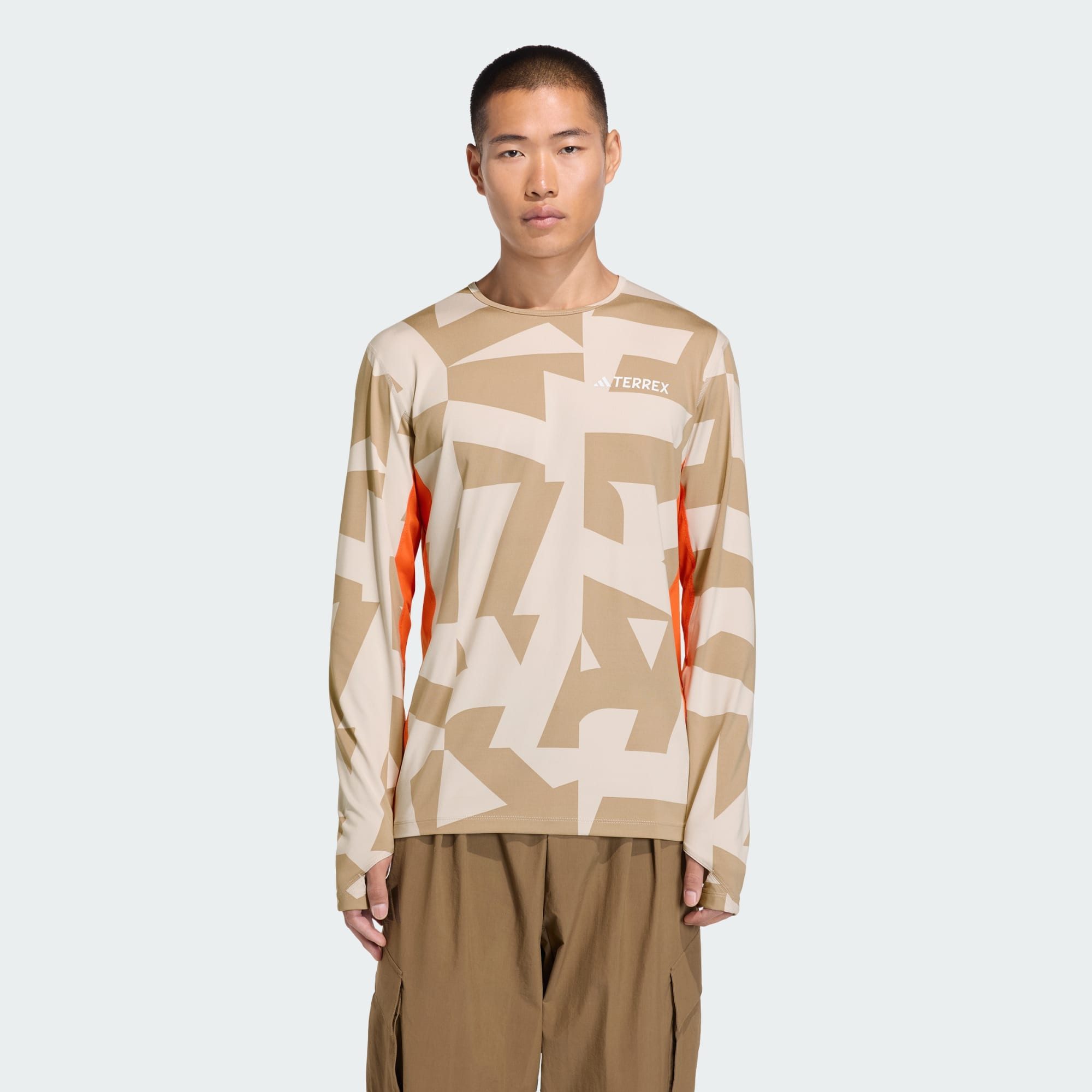 adidas TERREX Crop-Top MULTI SYNTHETIC LANGÄRMELIGE BASELAYER