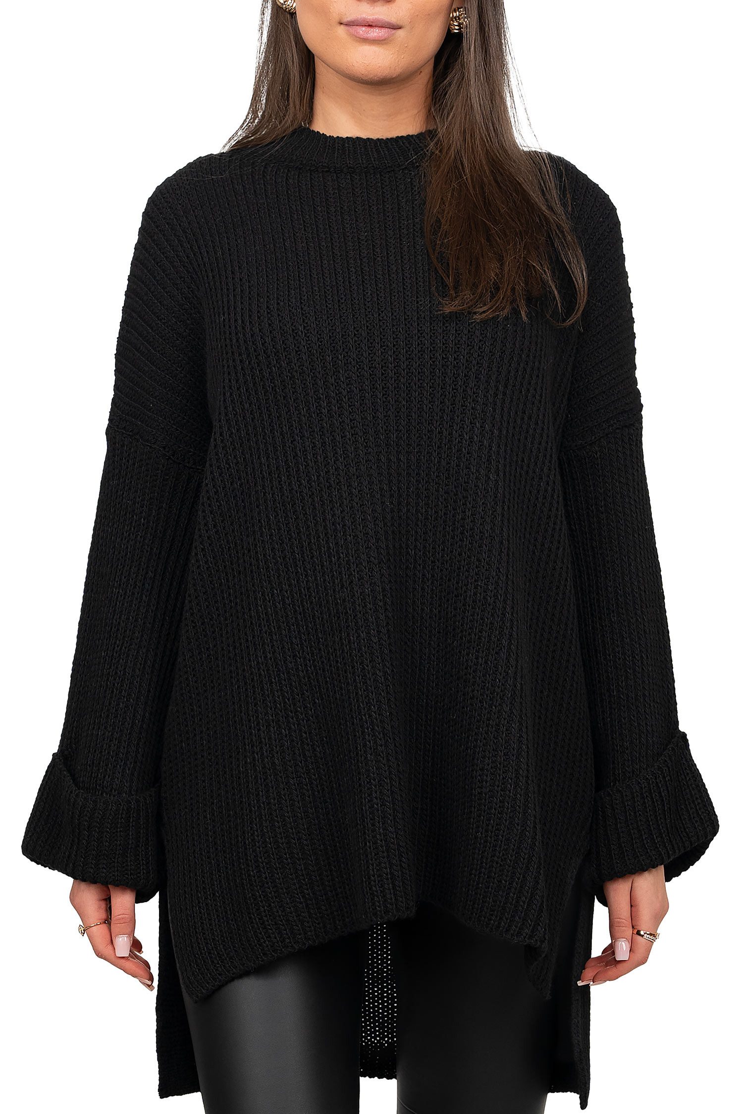 Reichstadt Strickpullover Gemütlicher Oversized Pullover 25RSW067 günstig online kaufen