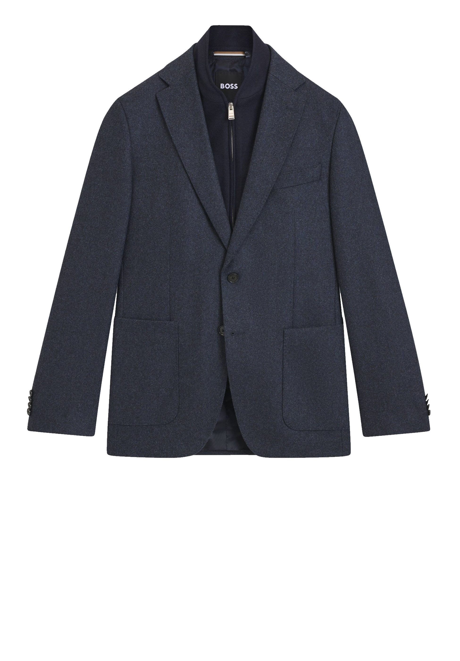 BOSS Anzugsakko mit integriertem Brusteinsatz (1-tlg)