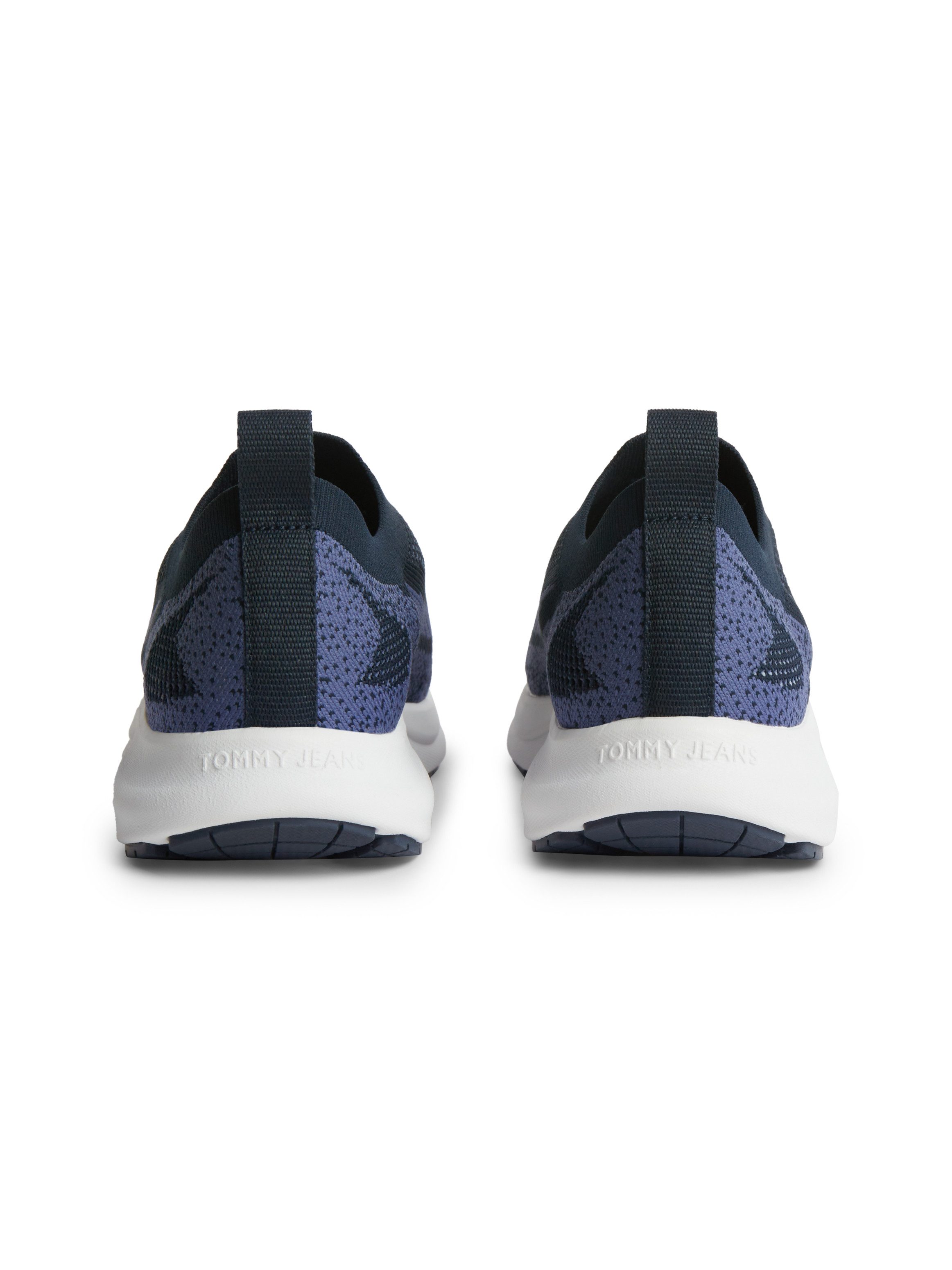 Tommy Jeans TJM KNITTED RUNNER Slip-On Sneaker Slipper, Halbschuh, Schlupfschuh mit Kontrastbesätzen