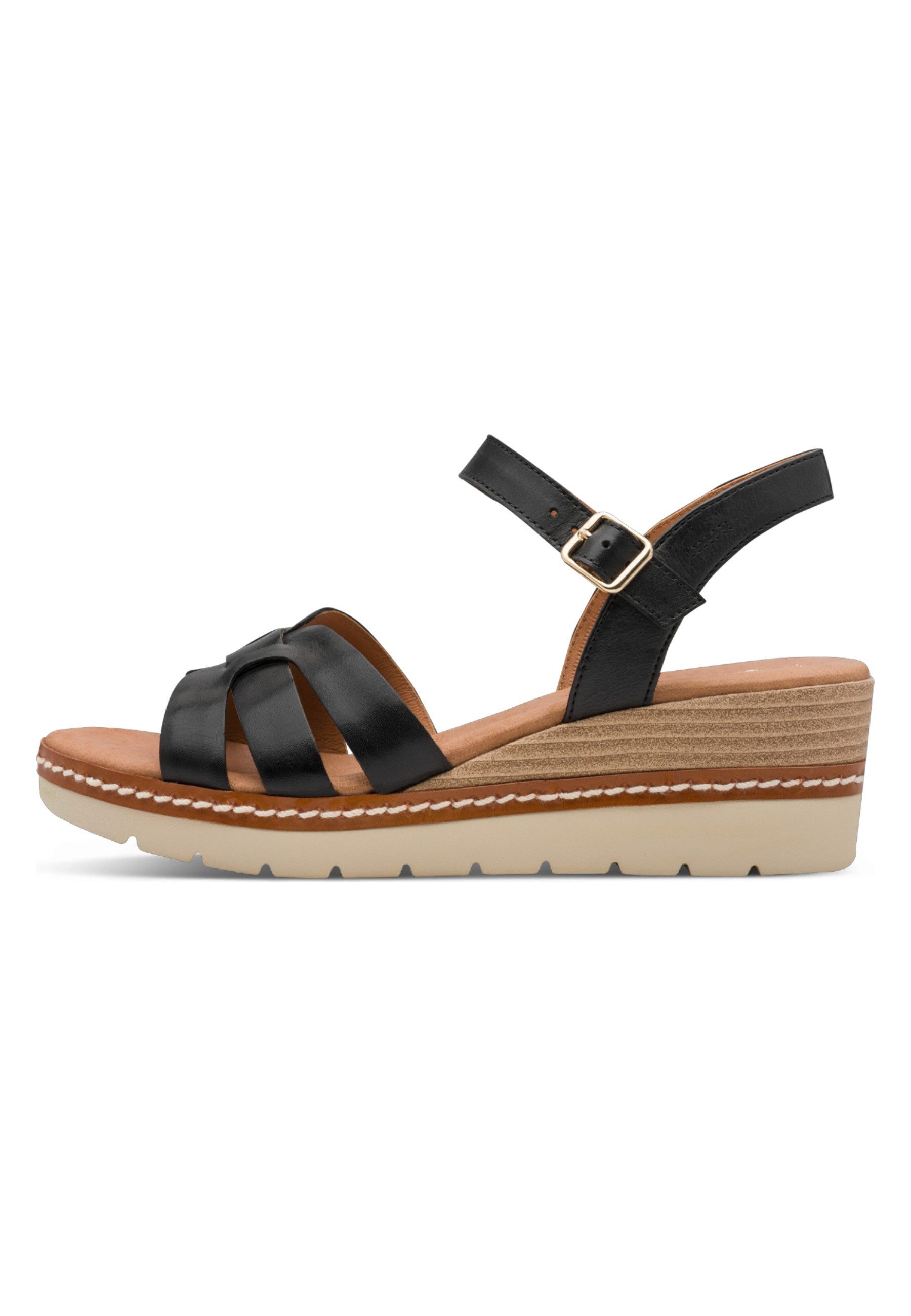 MARCO TOZZI 2-28702-46 001 Black Sandale