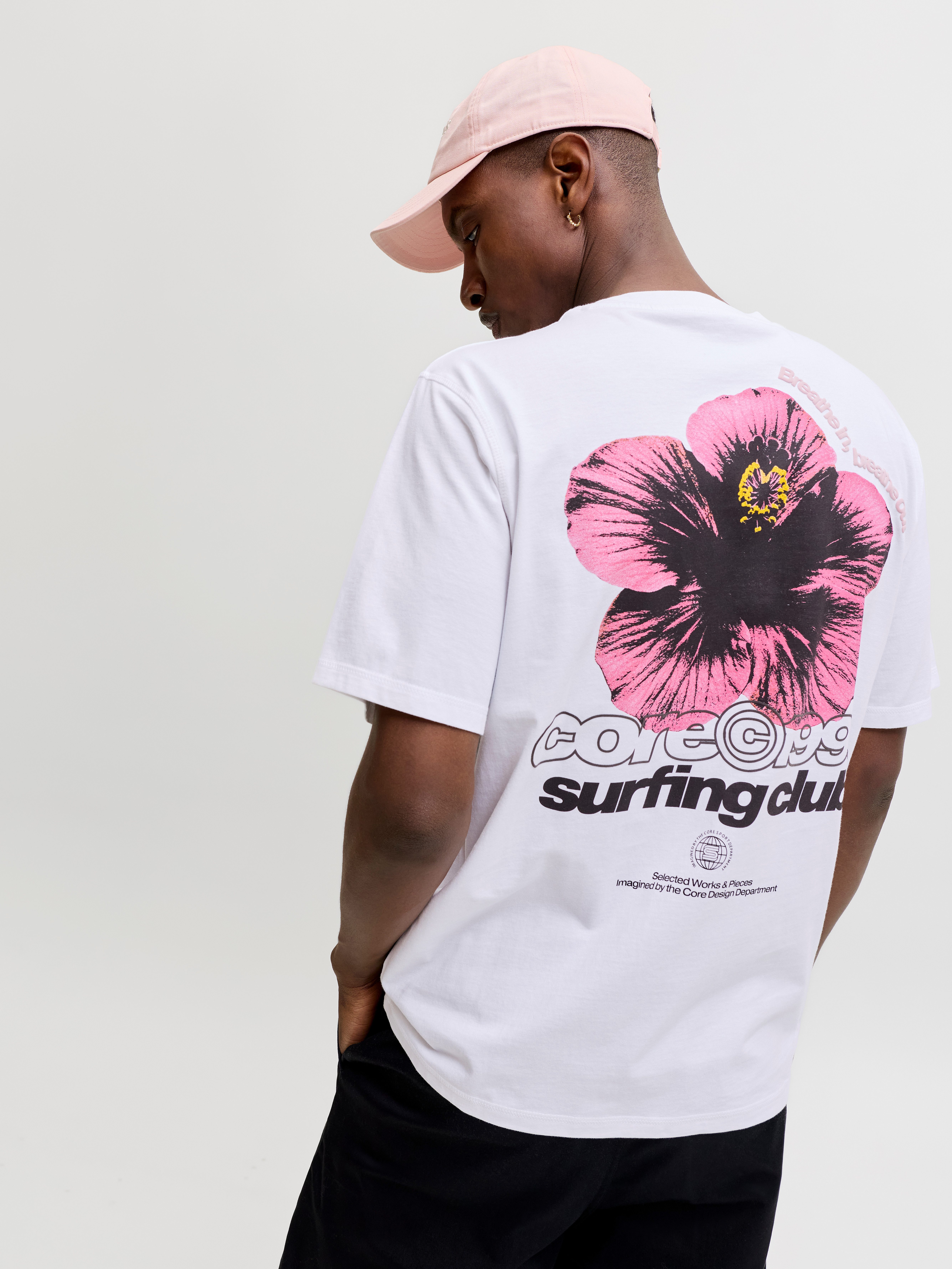 T-Shirt JCOMARINA BACK PRINT TEE SS CREW NECK