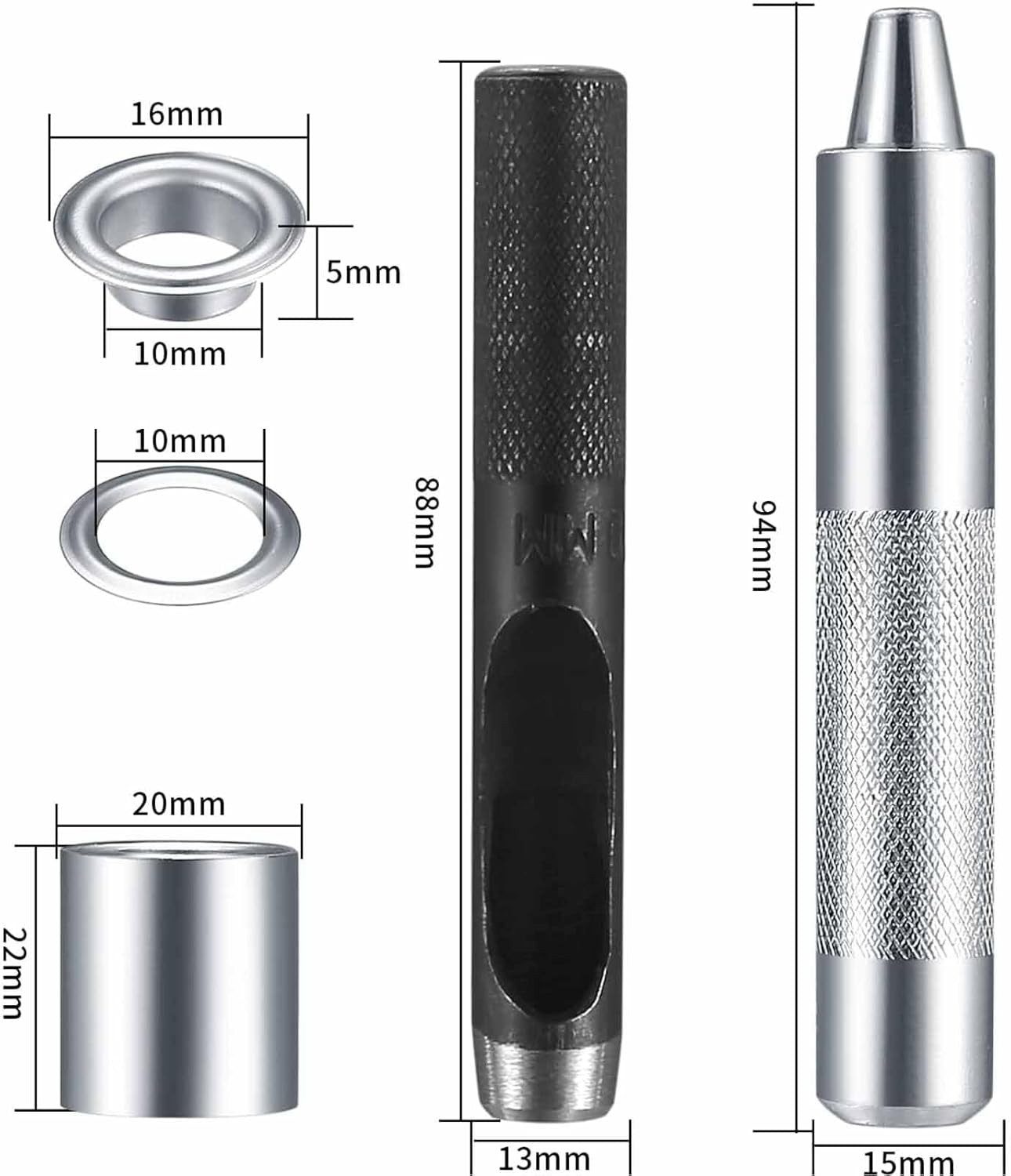 FELIXLEO Schutzplane 100er Ösenzange Set 10mm Metall Ösen Werkzeug für Stof günstig online kaufen