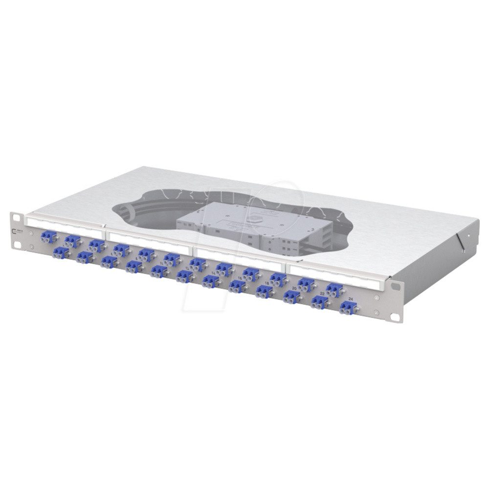 Metz Connect Metz Connect OpDAT fix2 Patchfeld splice 24xLC-D OS2 Patch-Panel 483 Netzwerk-Patch-Panel