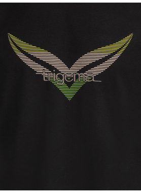 Trigema T-Shirt TRIGEMA T-Shirt mit großem Logo-Print (1-tlg)
