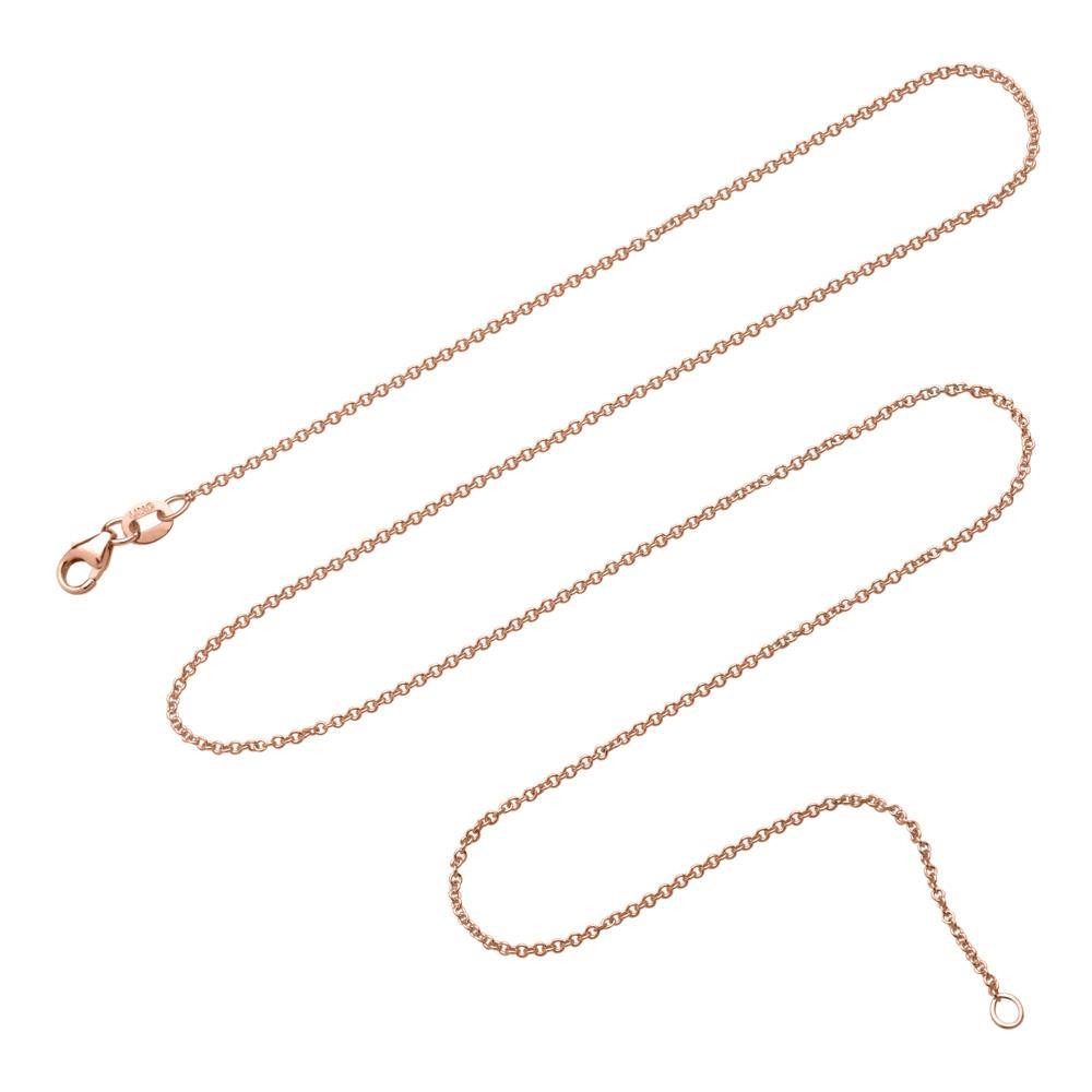 Unique Goldkette Roségoldene Ankerkette aus 375er Gold GC0008