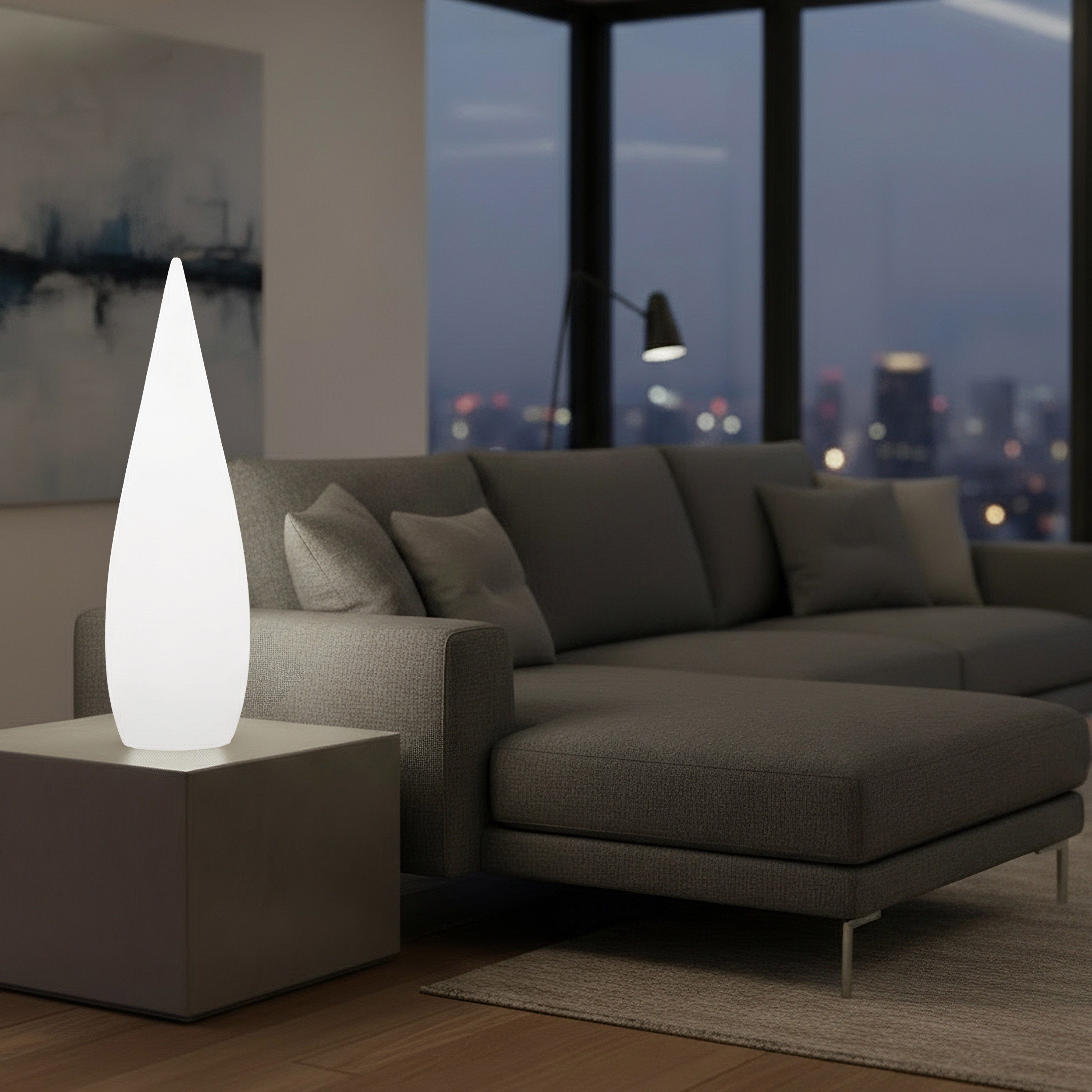 Arnusa LED Stehlampe Moderne Lampe mit Farbwechsel und Fernbedienung RGB Akku kabellos, Farbwechsel, LED fest integriert, 16 Leuchtfarben und 4 Farbwechselprogr – Bild 4 von 5