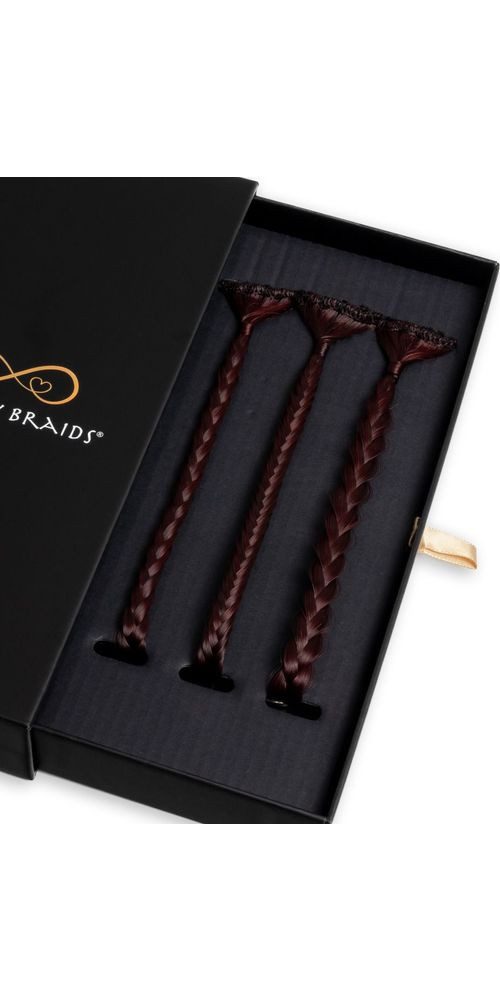 Infinity Braids Kunsthaar-Extension Infinity Braids Infinity Braidies Raspberry Ice