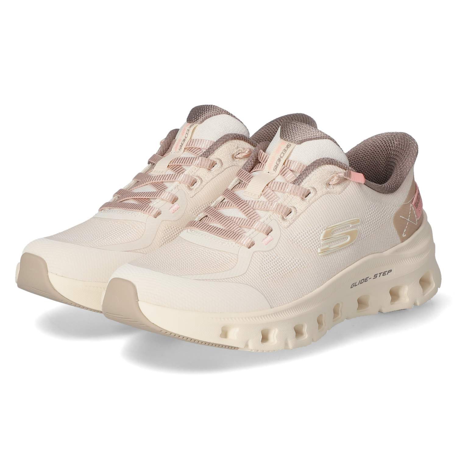 Skechers Skechers 150428 NTBR Damen Textil & Synthetik beige Schnürschuh günstig online kaufen